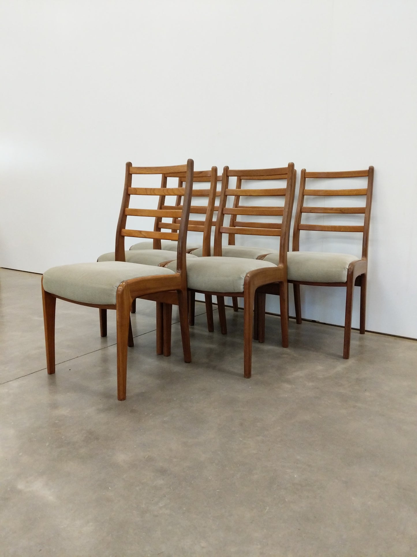 Set of 6 Vintage Mid Century Modern Dining Chairs by G Plan