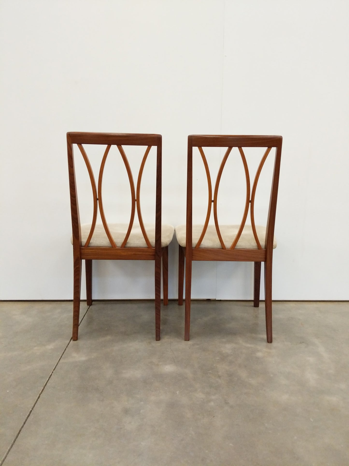 Pair of Vintage Mid Century Modern Dining Chairs by G Plan