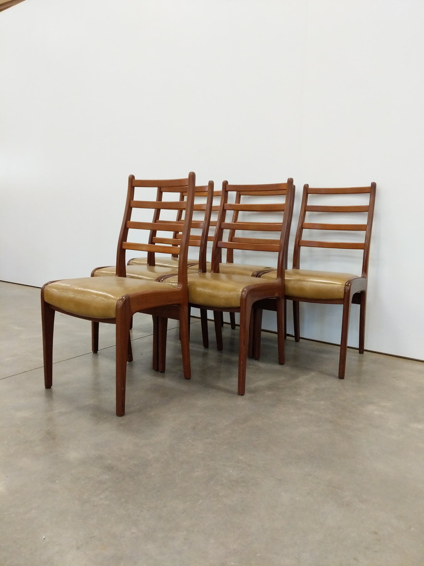 Set of 6 Vintage Mid Century Modern Dining Chairs by G Plan