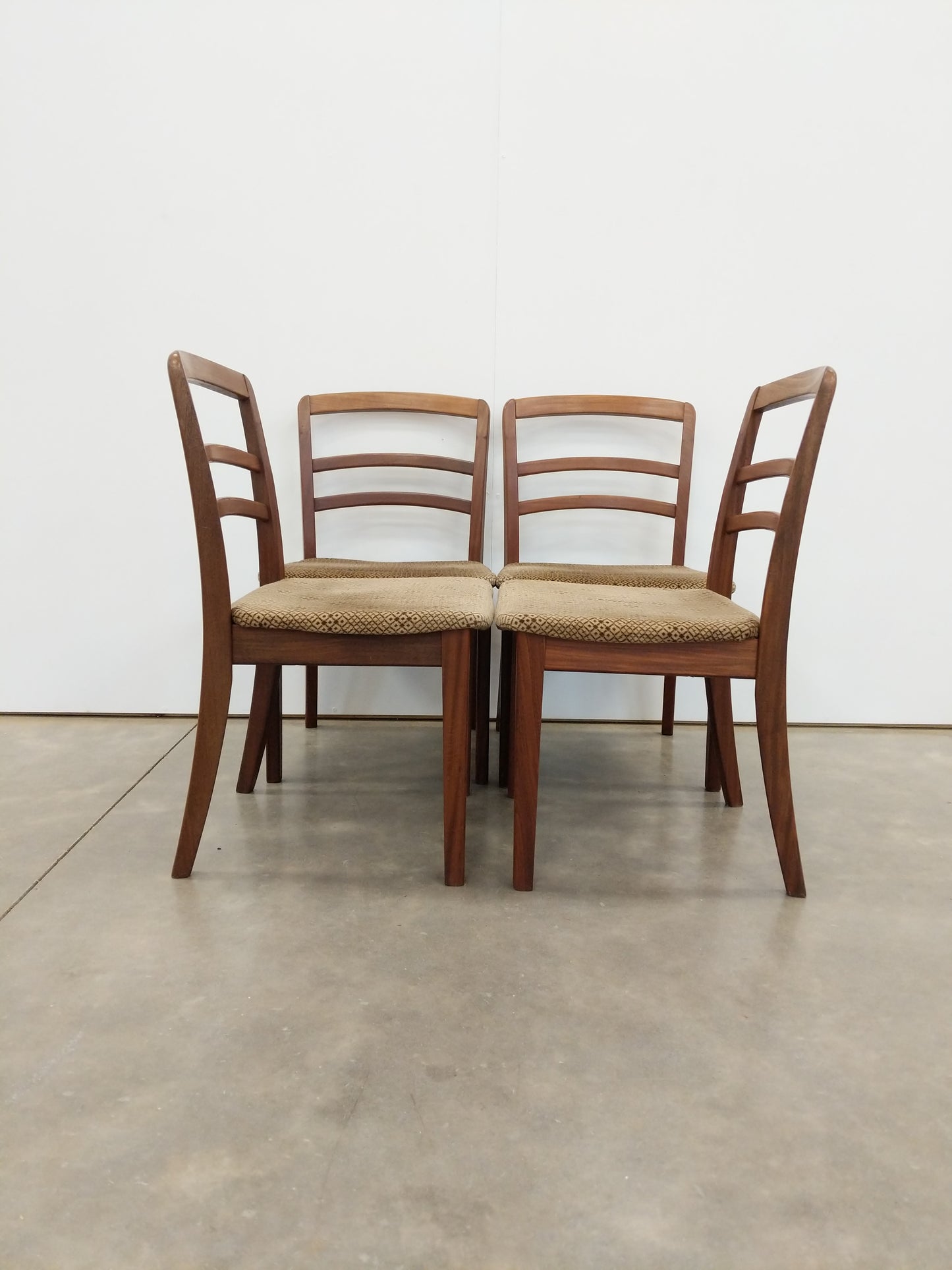 Set of 4 Vintage Mid Century Modern Dining Chairs by G Plan