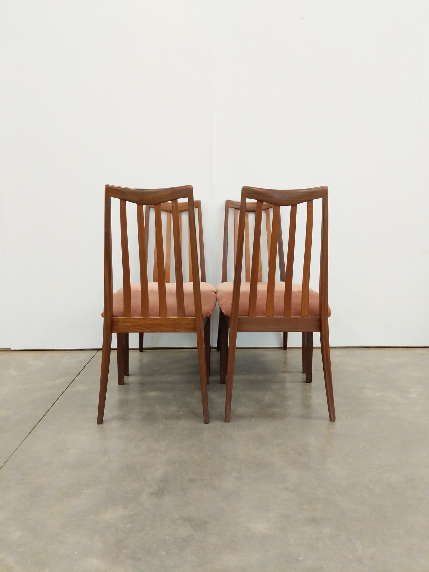 Set of 4 Vintage Mid Century Modern Dining Chairs by G Plan