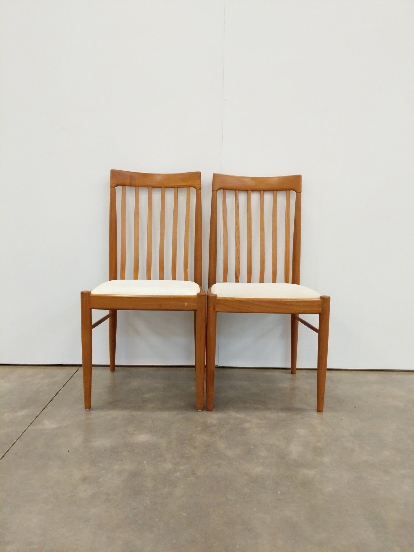 Pair of Vintage Danish Modern Dining Chairs by Bramin