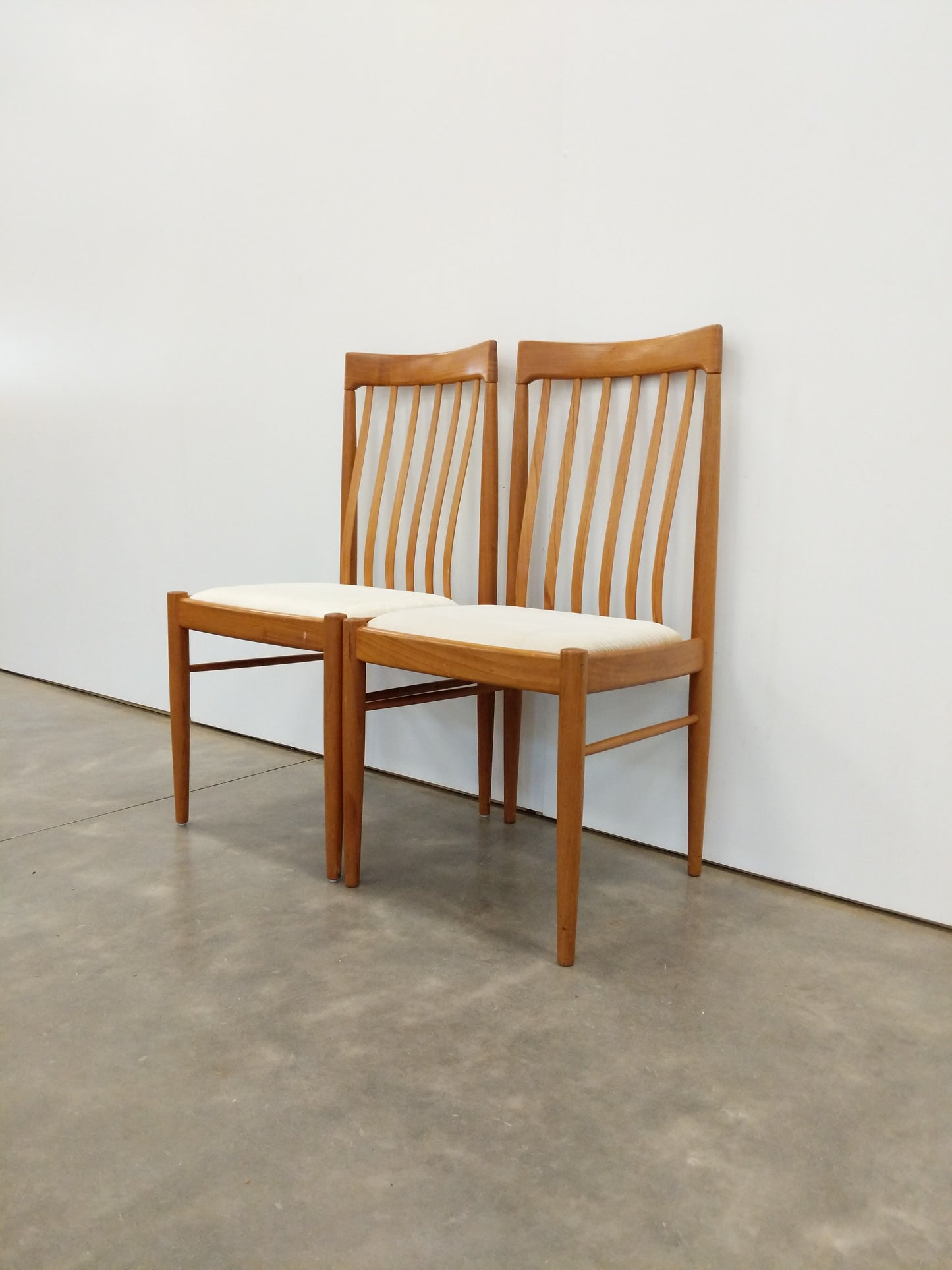 Pair of Vintage Danish Modern Dining Chairs by Bramin