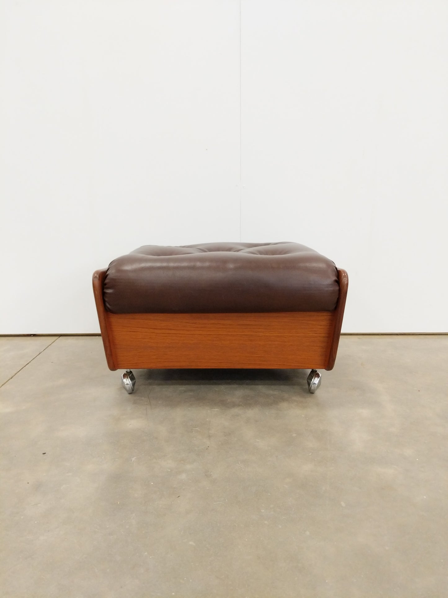 Vintage Mid Century Modern Ottoman by G Plan