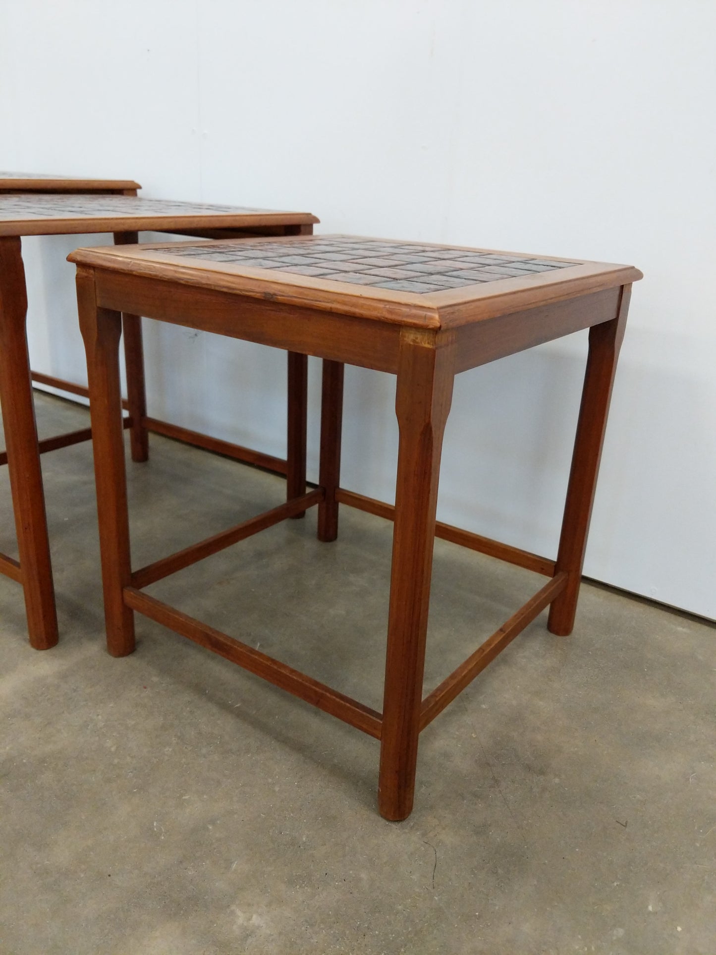 Set of Vintage Danish Modern Teak Nesting Tables