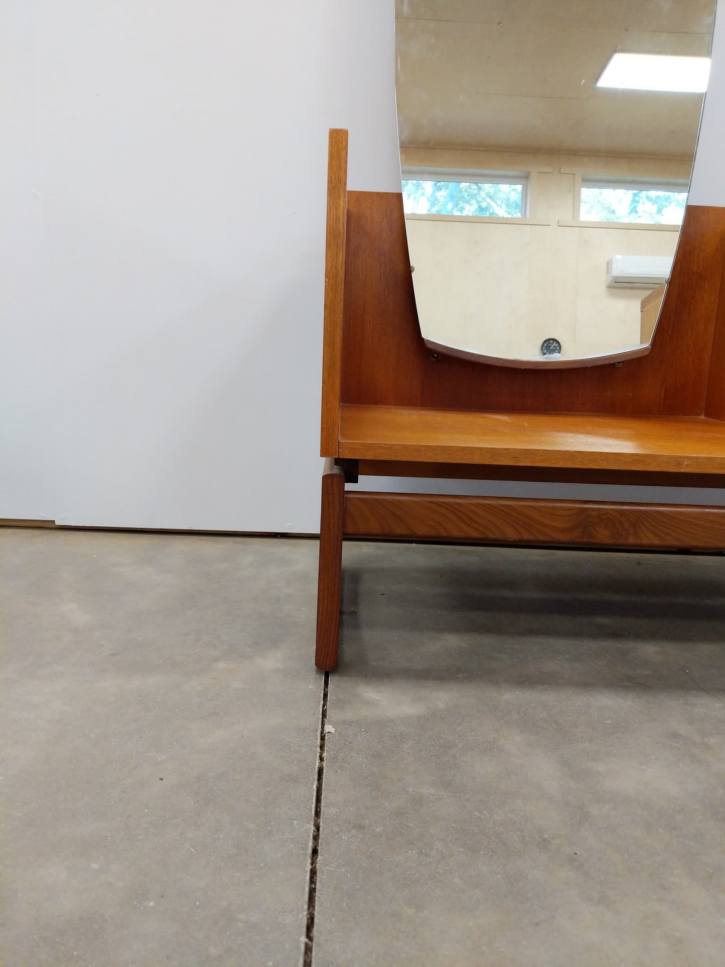 Vintage Mid Century Modern Teak Chest with Mirror by G Plan