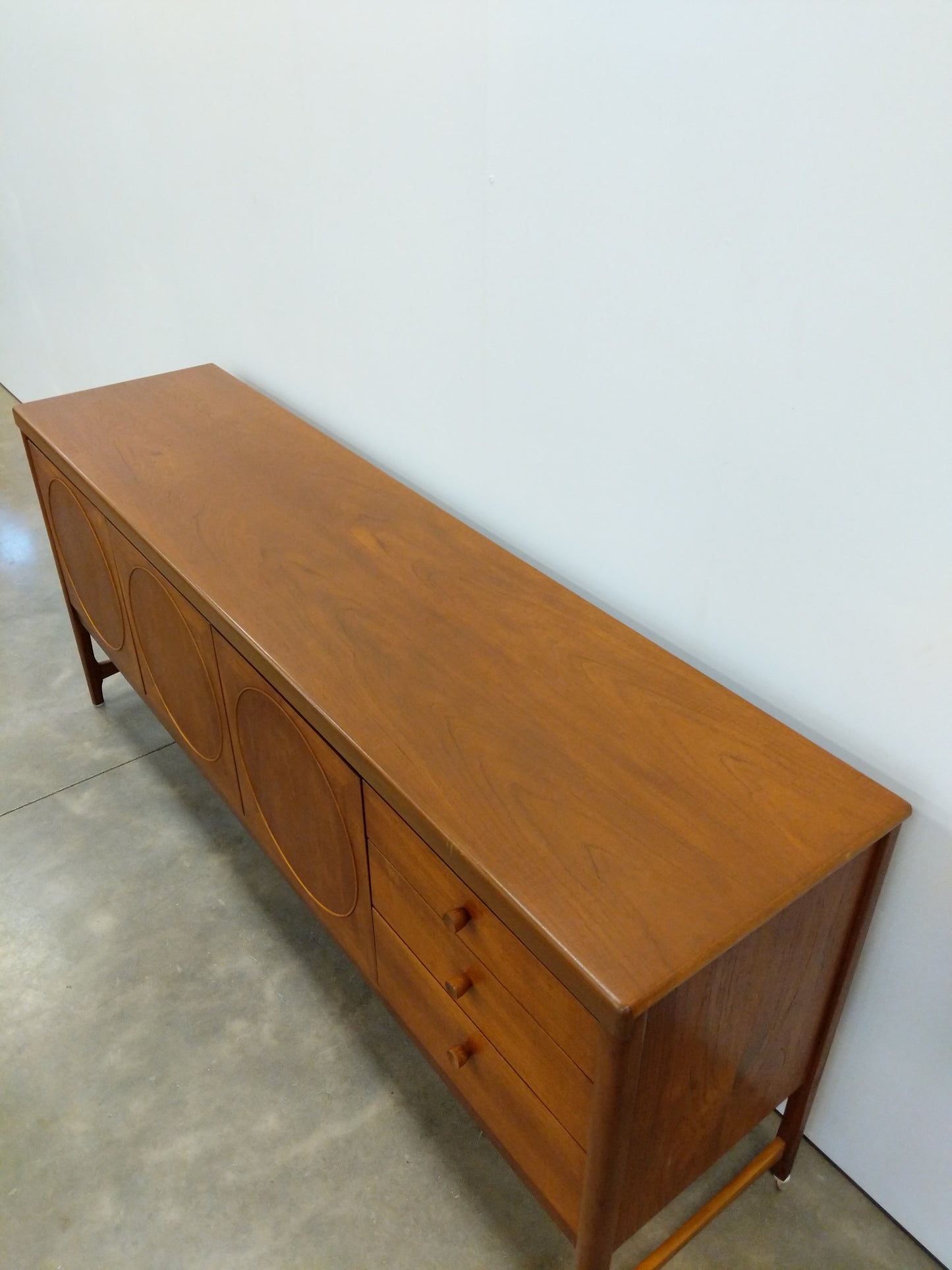 Vintage Mid Century Modern Teak Credenza by Nathan