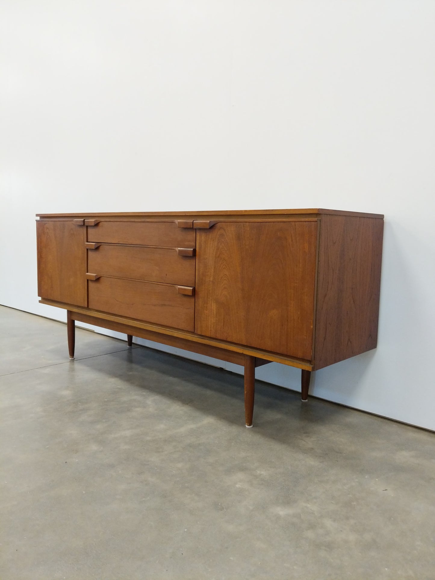 Vintage Mid Century Modern Teak Credenza by Austinsuite