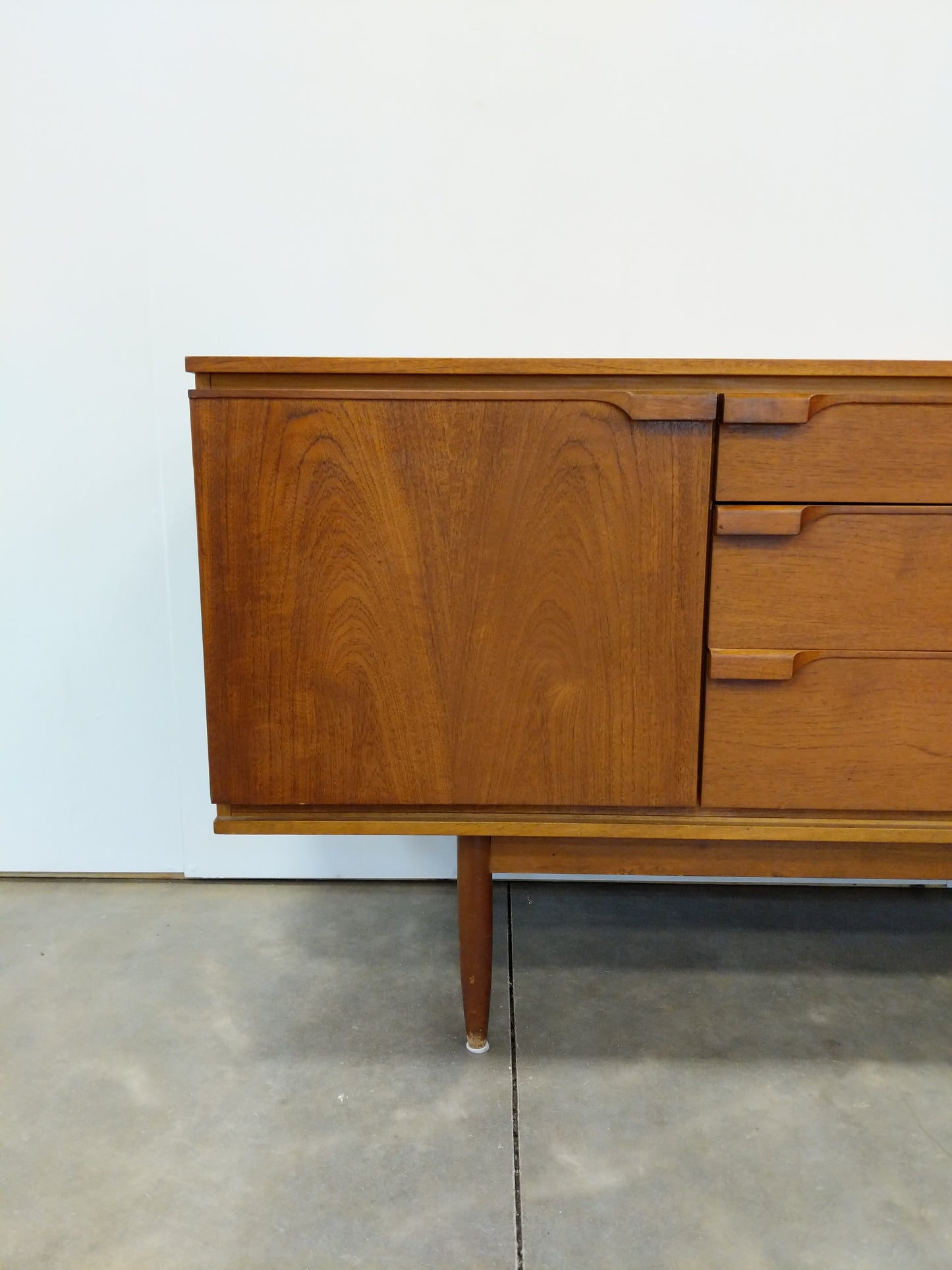 Vintage Mid Century Modern Teak Credenza by Austinsuite