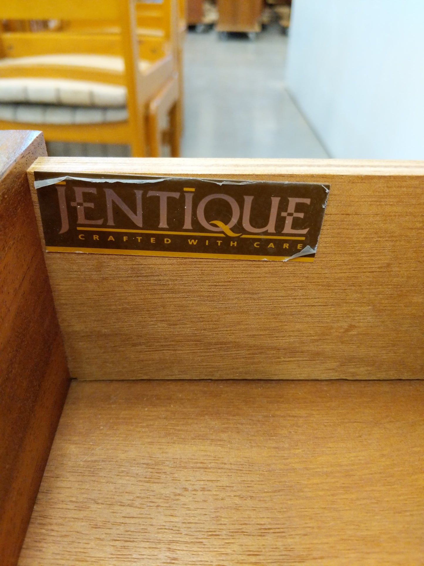 Vintage Mid Century Modern Teak Secretary Desk by Jentique