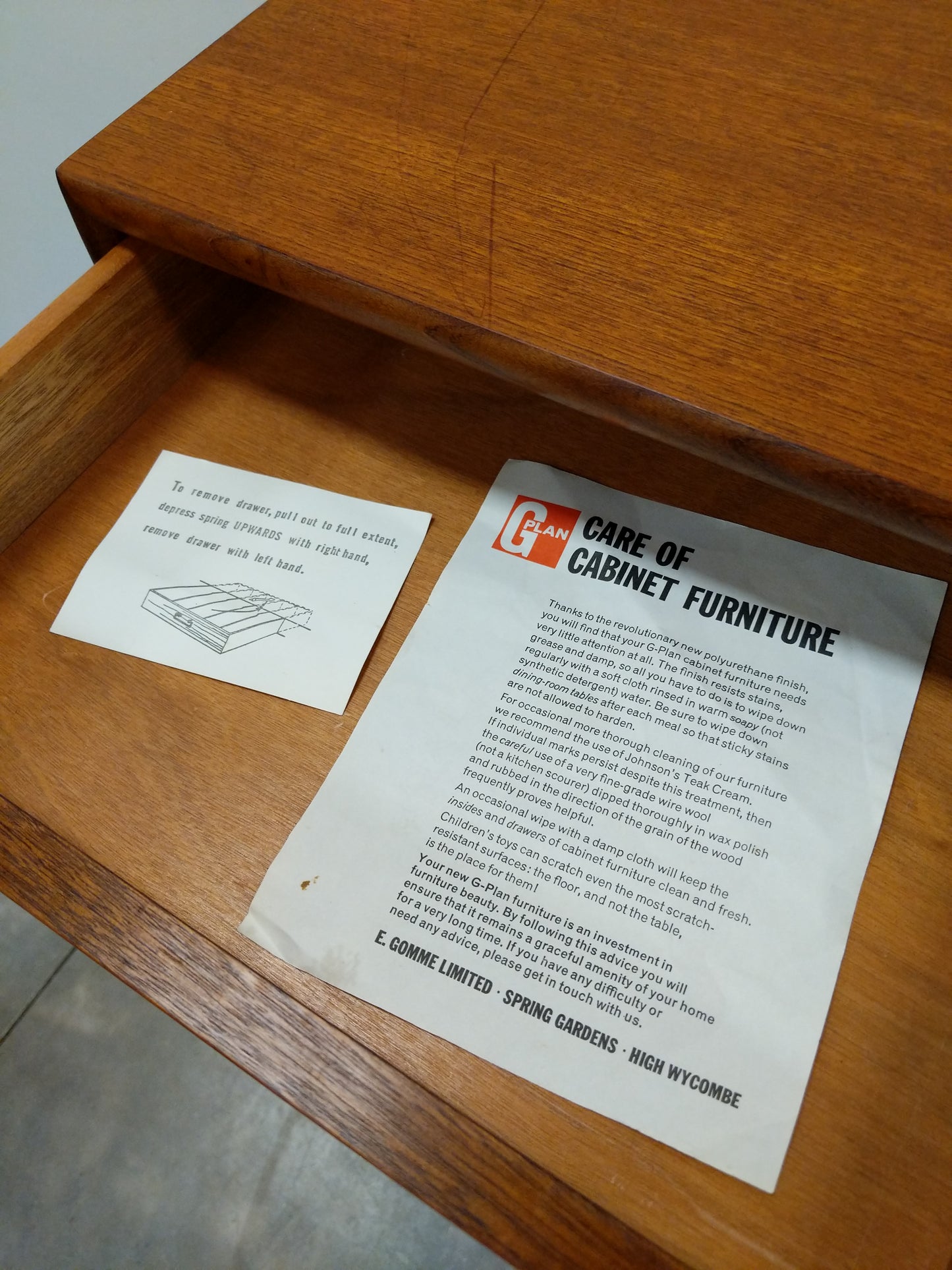 Vintage Mid Century Modern Teak Sideboard by G Plan