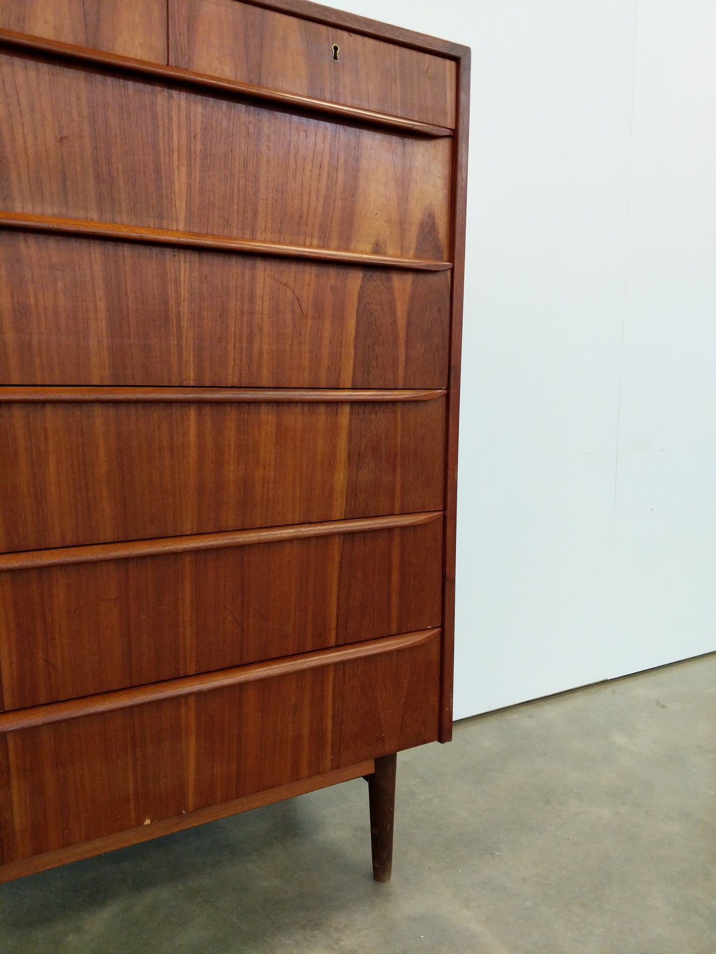 Vintage Danish Modern Teak Dresser