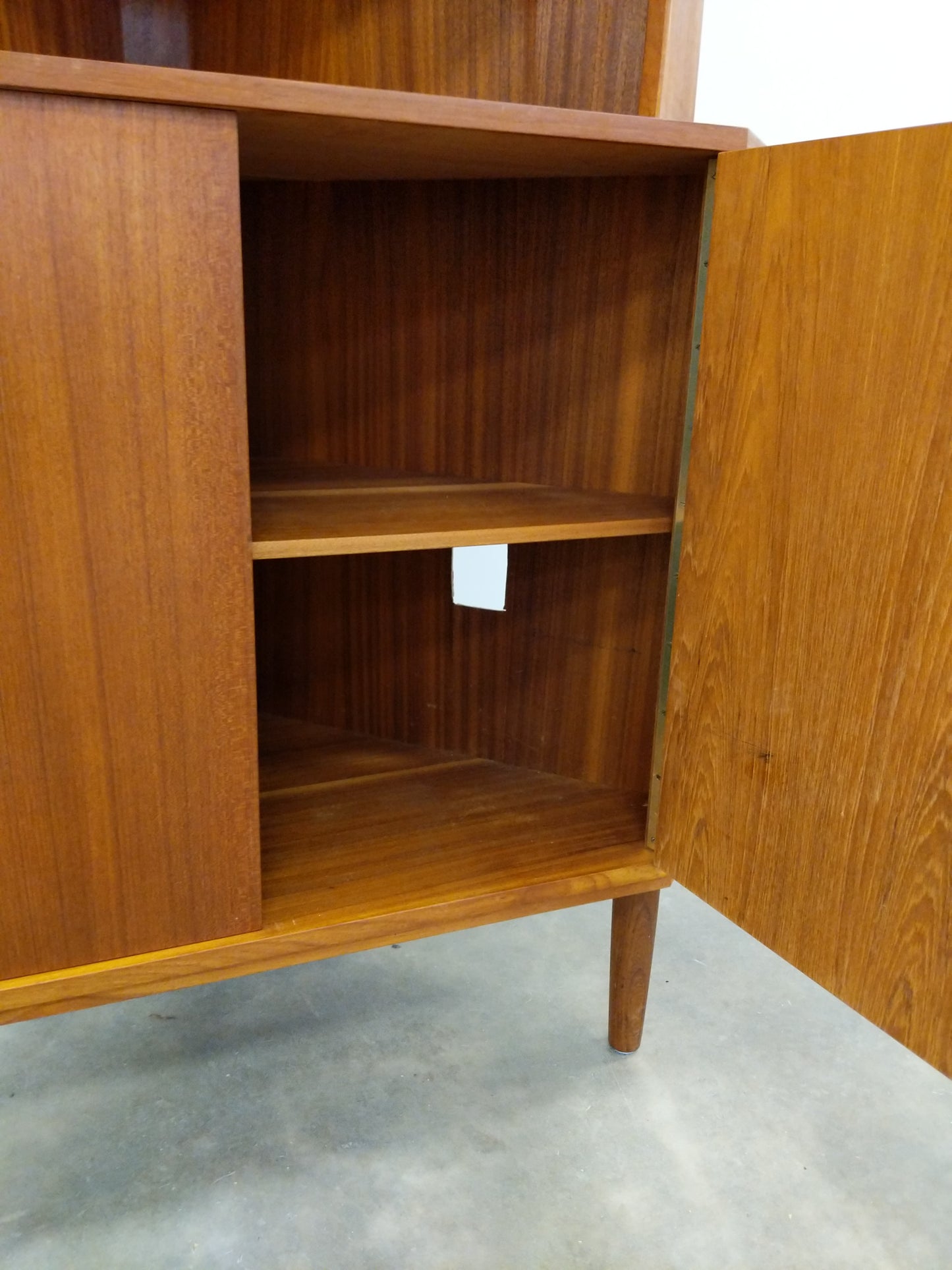 Vintage Danish Modern Teak Corner Cabinet