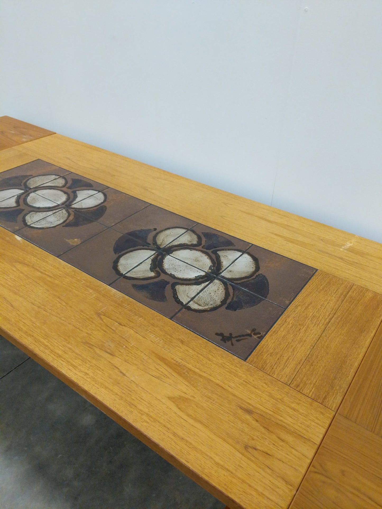 Vintage Danish Modern Teak Extendable Dining Table
