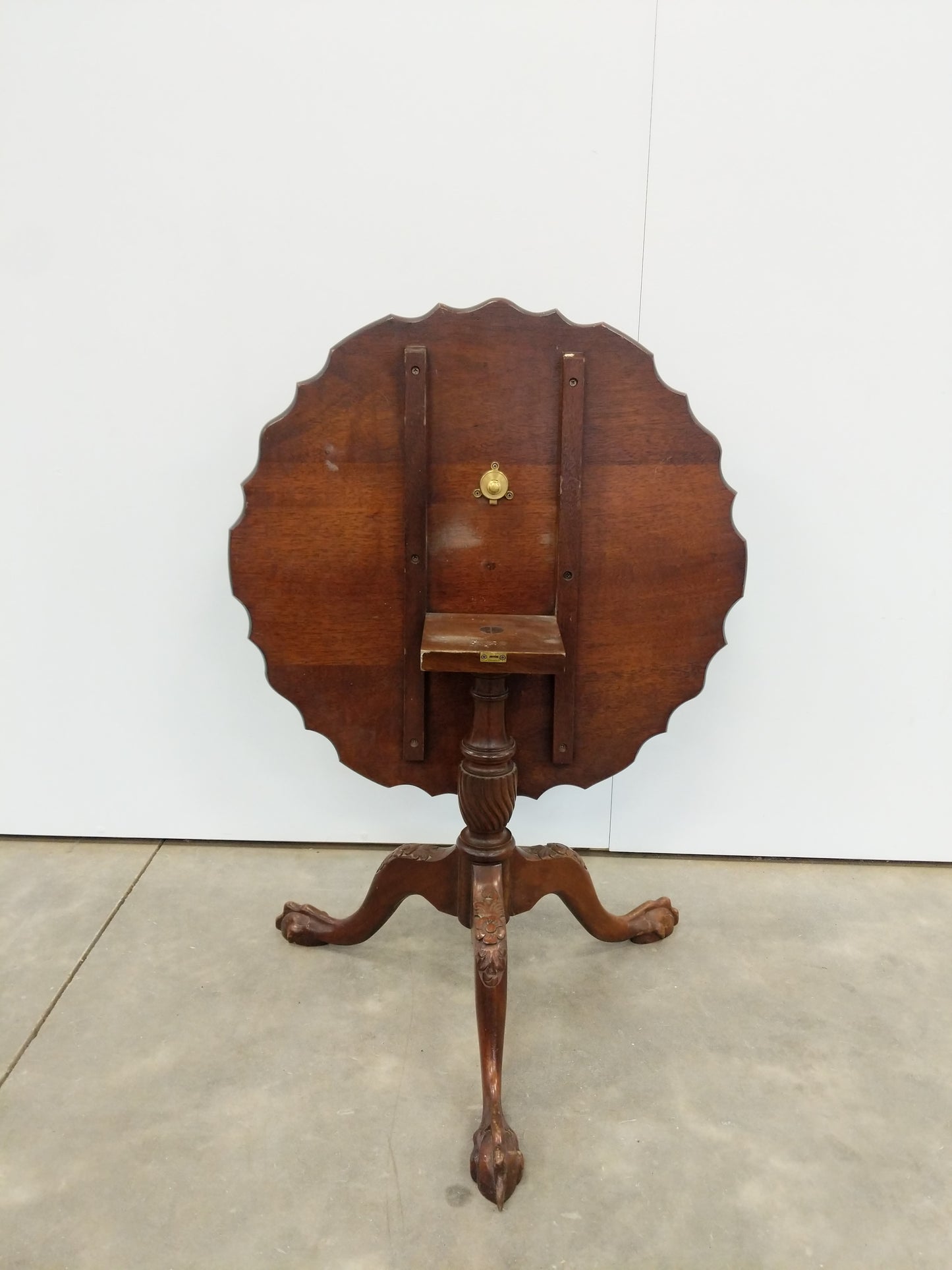 Antique Tilt Top "Pie Crust" Side Table