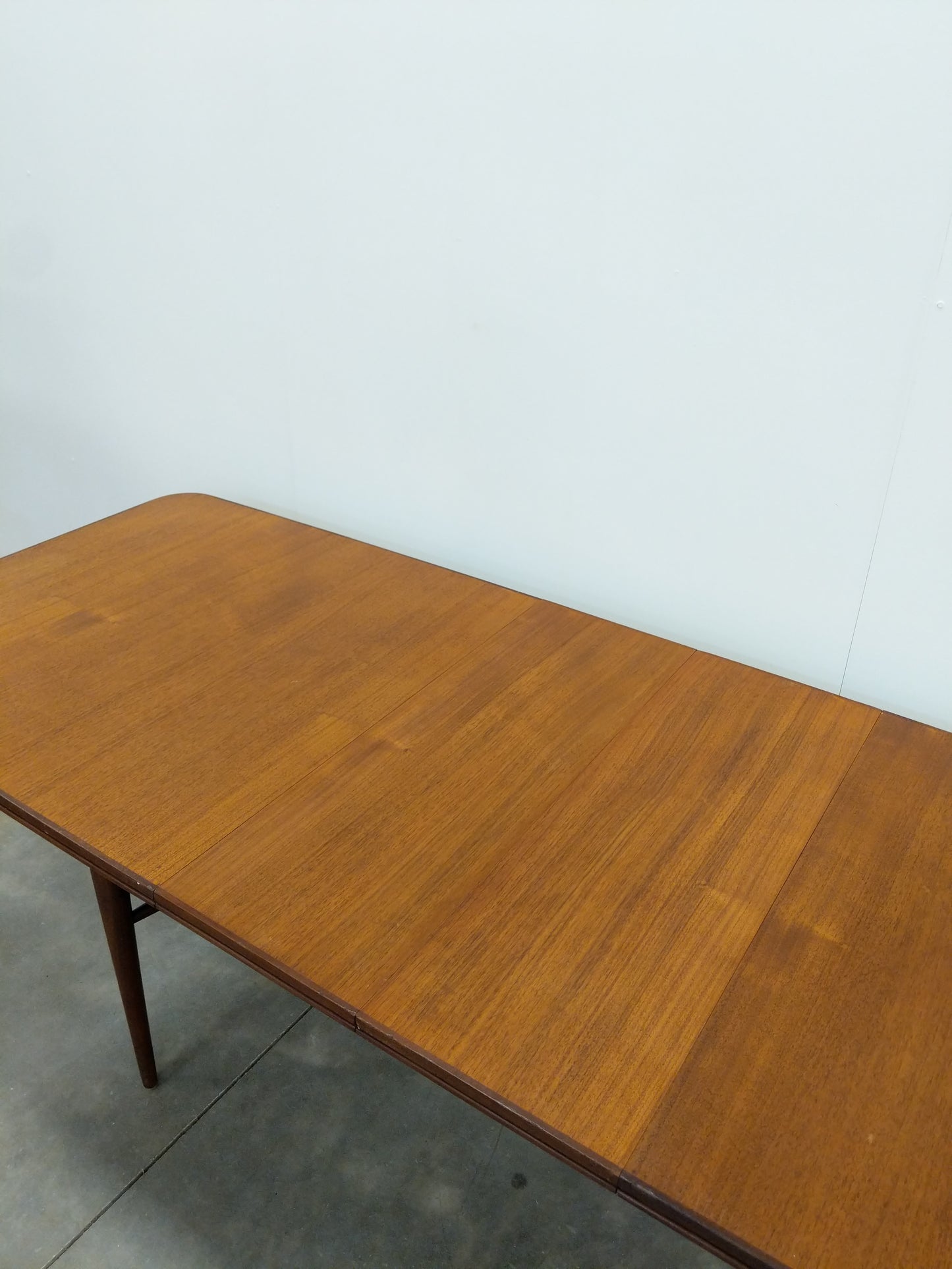 Vintage Mid Century Modern Teak Extendable Dining Table by Robert Heritage
