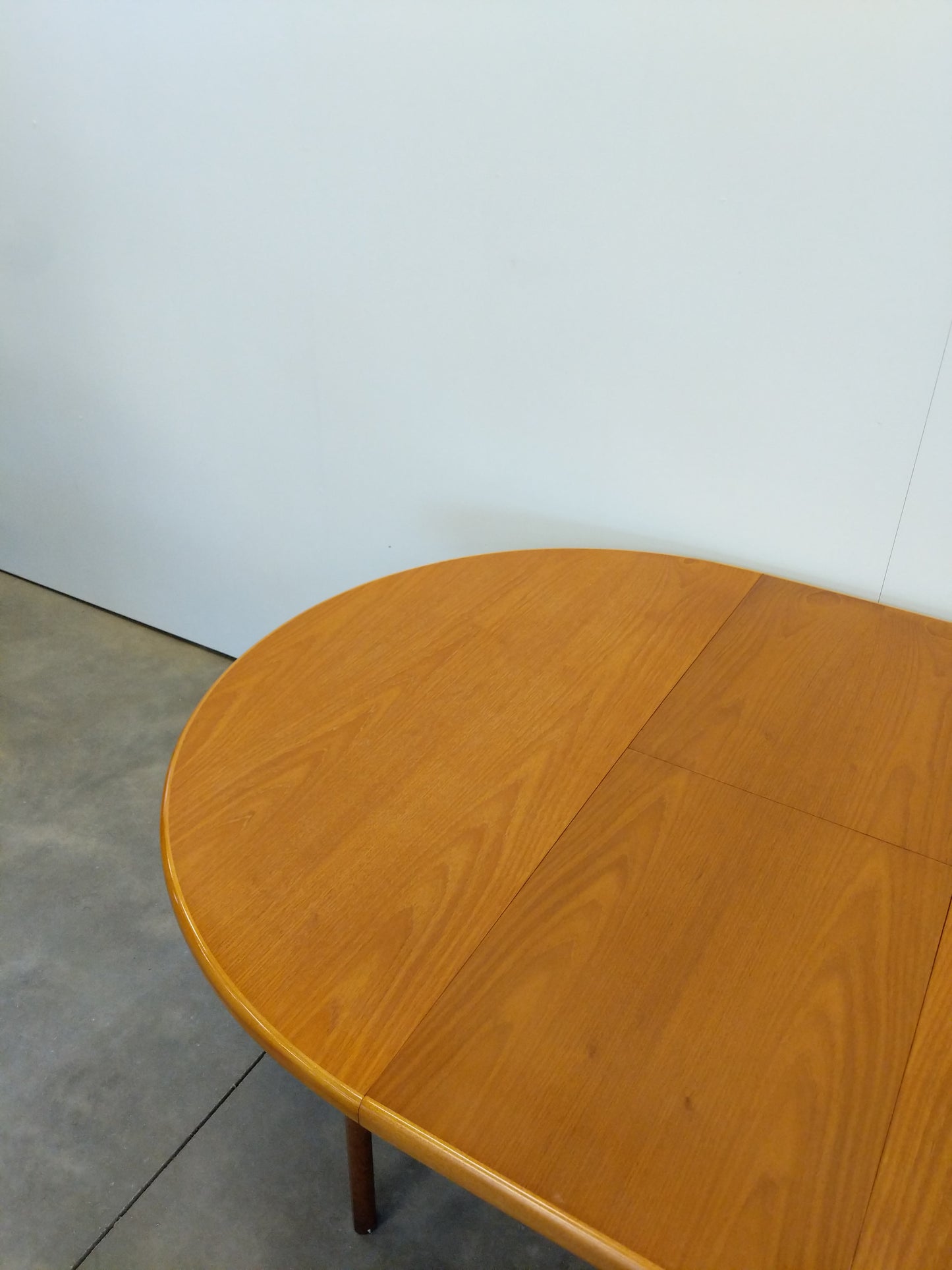 Vintage Mid Century Modern Teak Extendable Dining Table