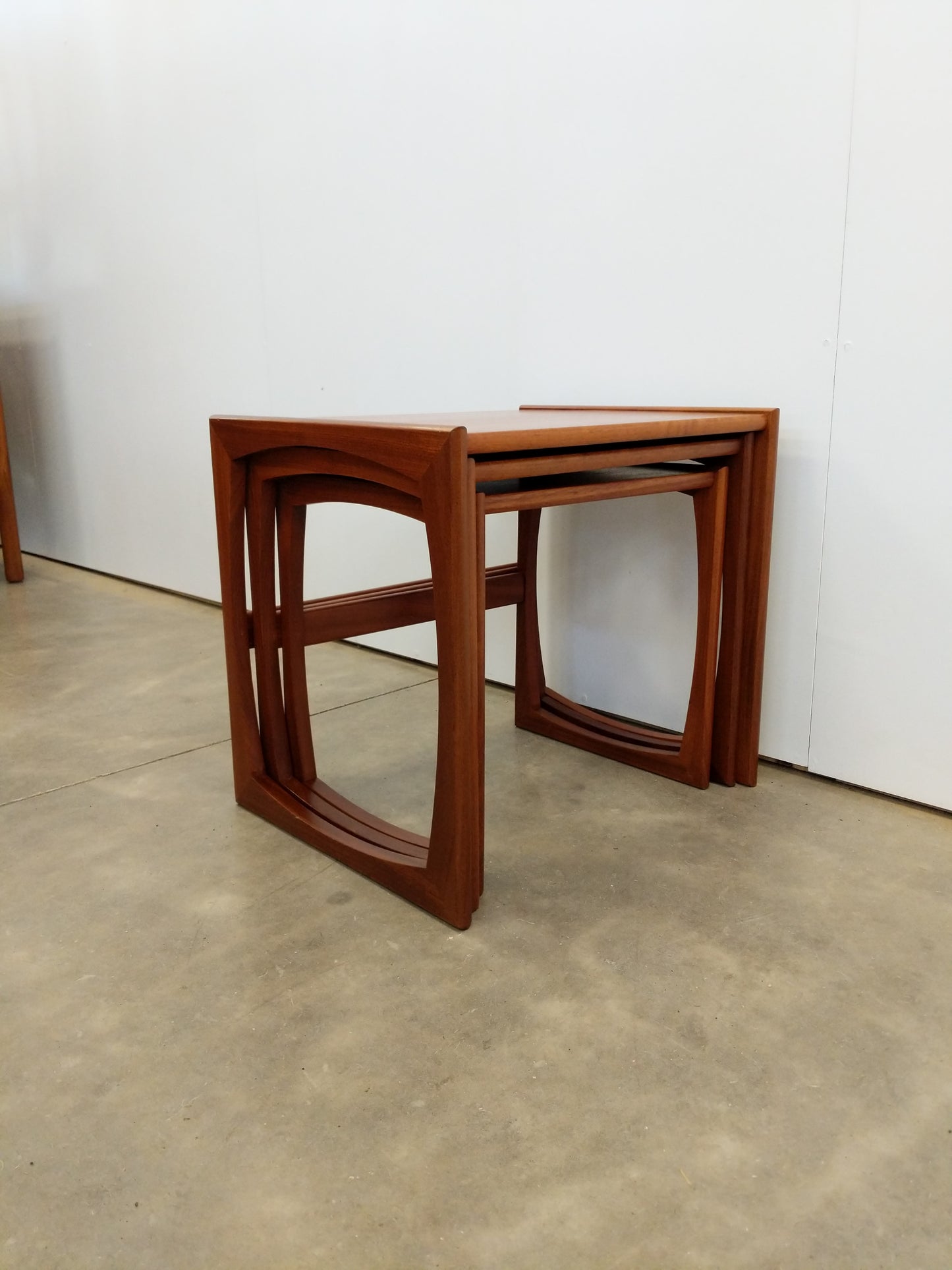 Set of Vintage Mid Century Modern Teak Nesting Tables by G Plan