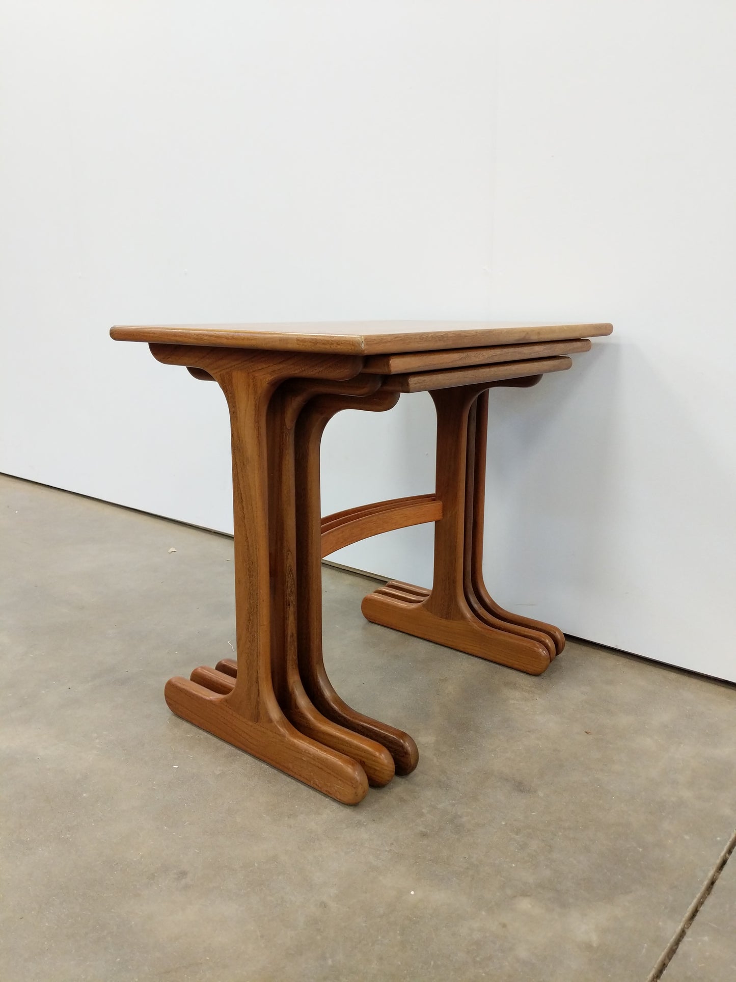 Set of Vintage Mid Century Modern Teak Nesting Tables by G Plan