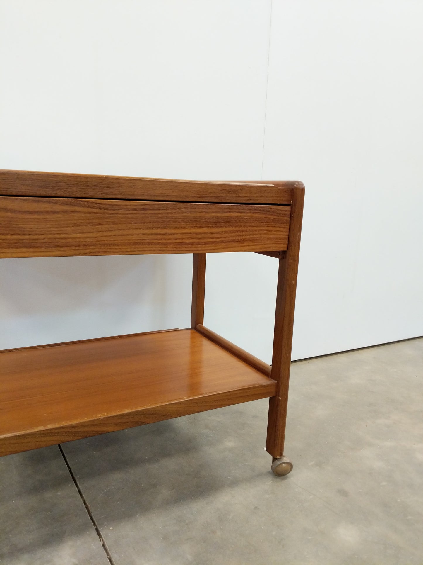 Vintage Mid Century Modern Teak Trolley / Cart