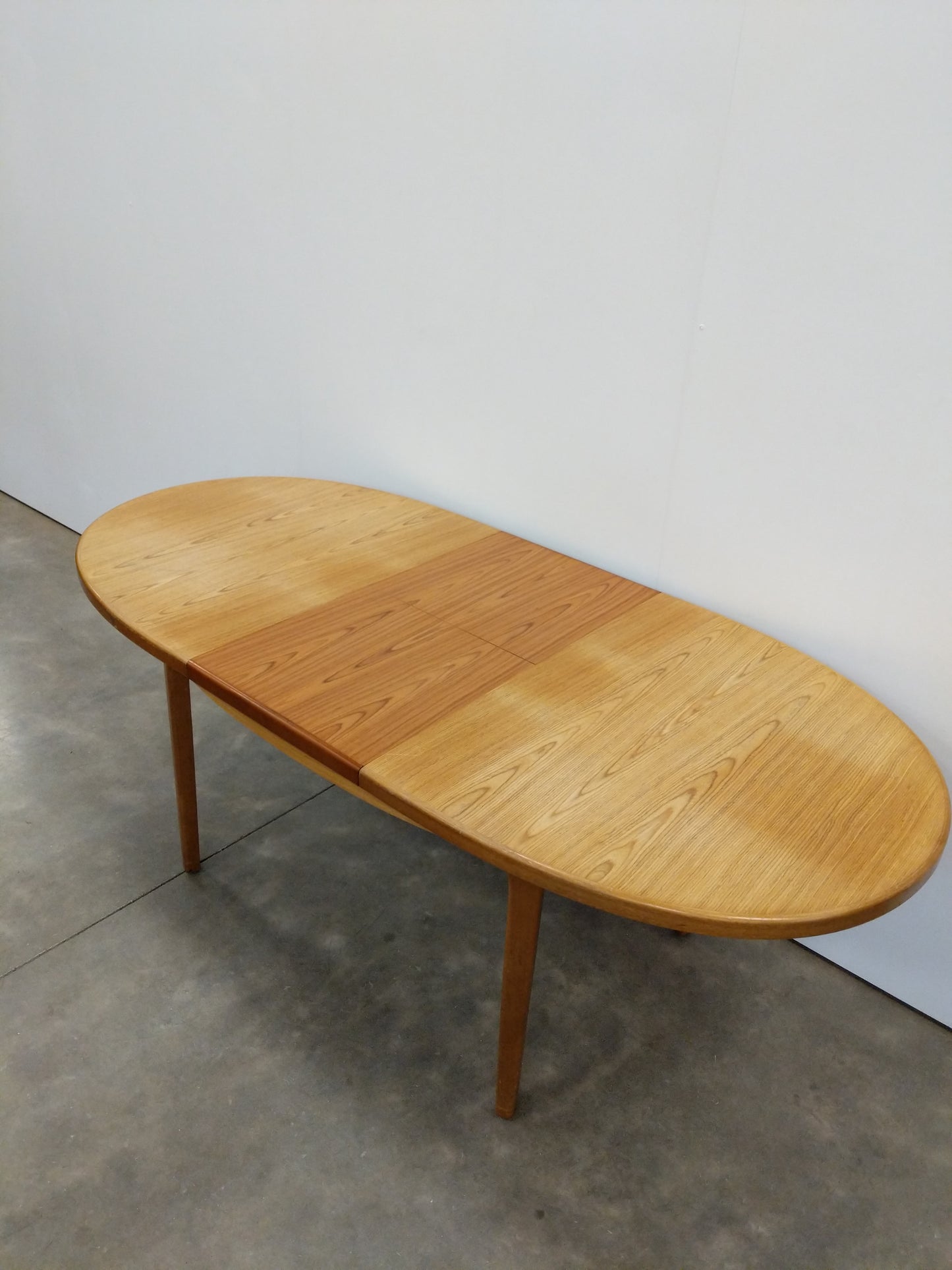 Vintage Mid Century Modern Teak Extendable Dining Table