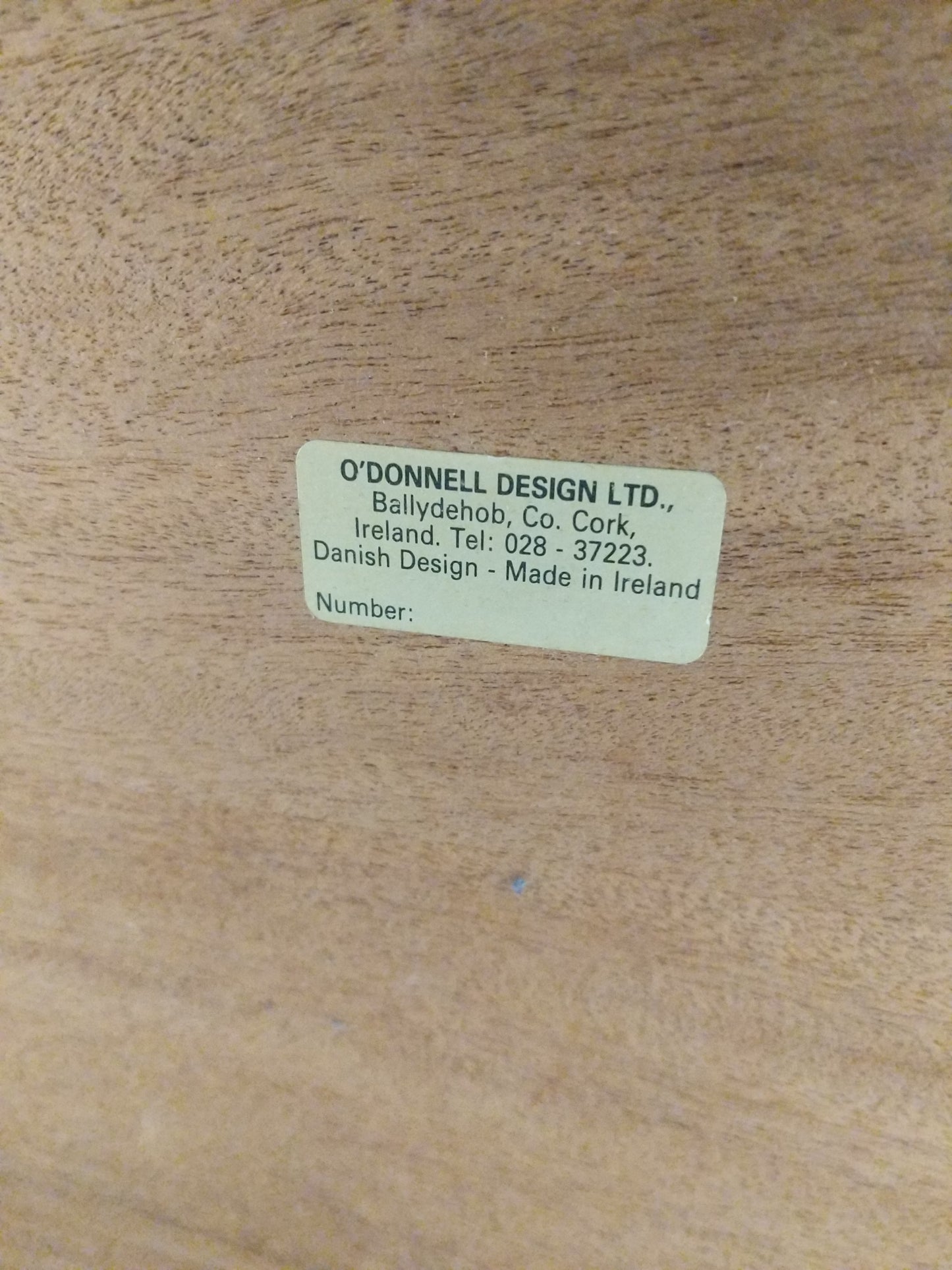 Vintage Mid Century Modern Teak Coffee Table by O'Donnell