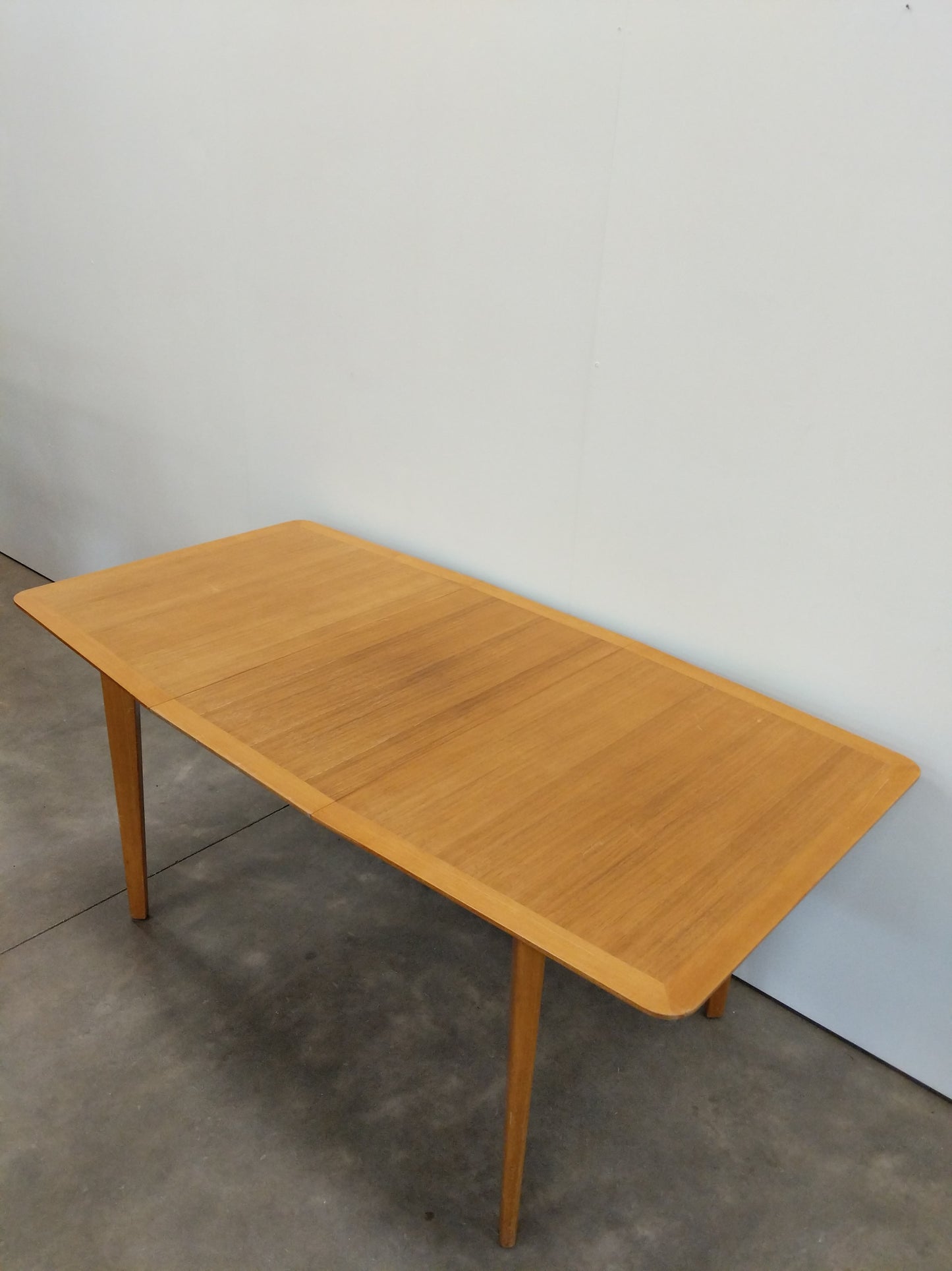 Vintage Mid Century Modern Extendable Dining Table