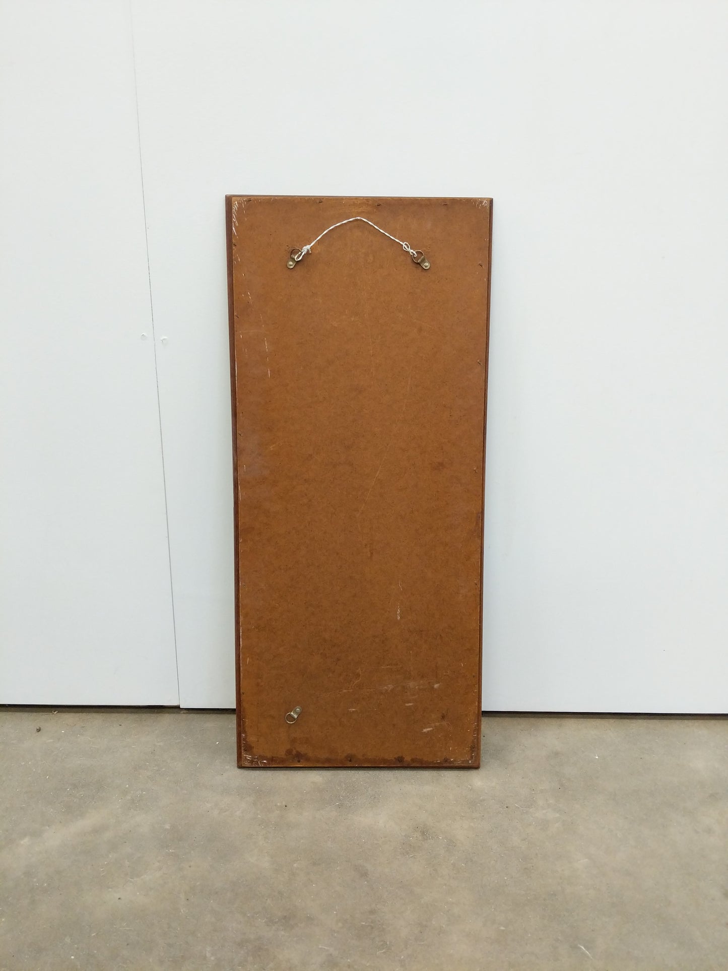 Vintage Mid Century Modern Teak Mirror