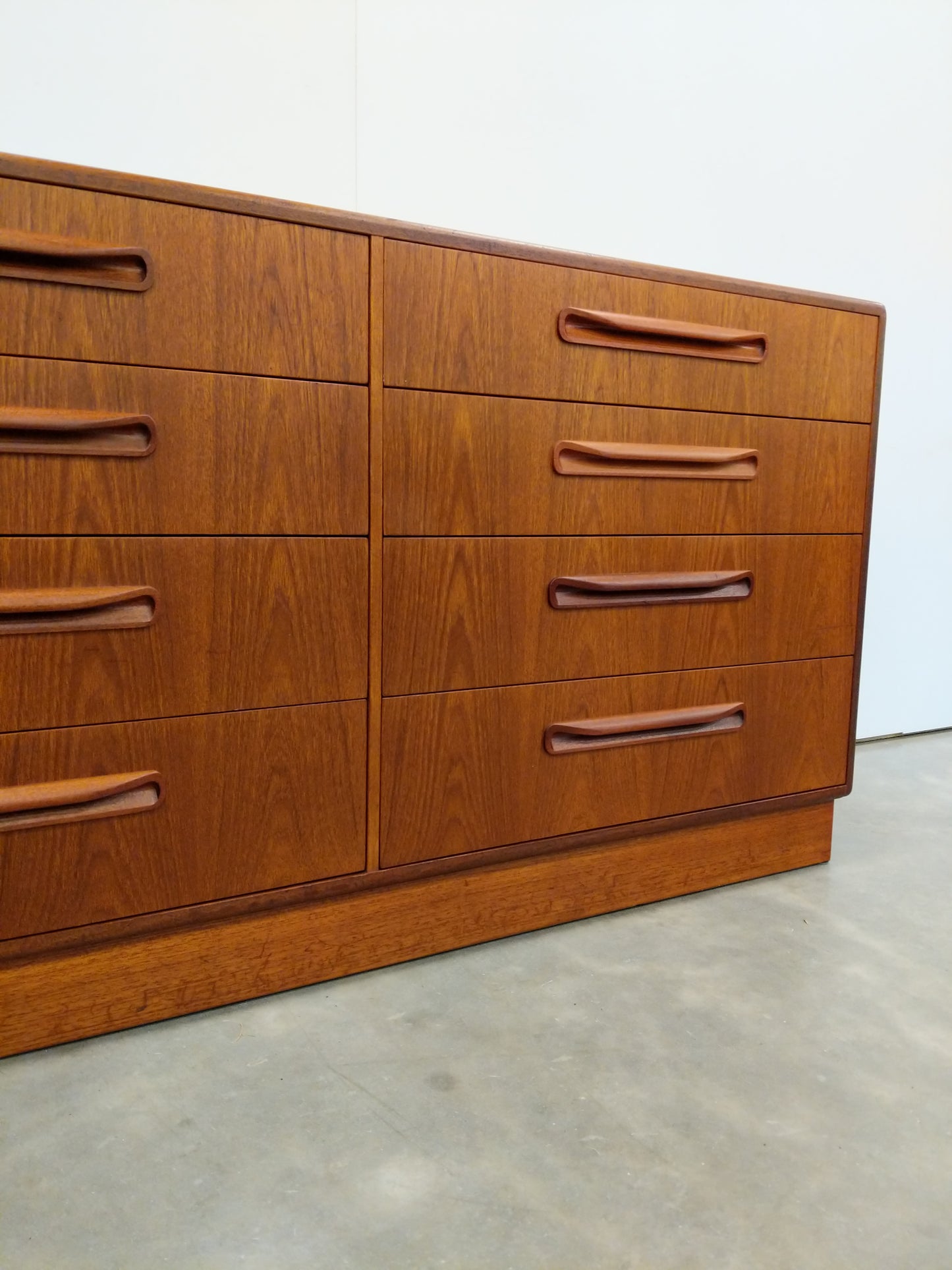 Vintage Mid Century Modern Teak Dresser by G Plan