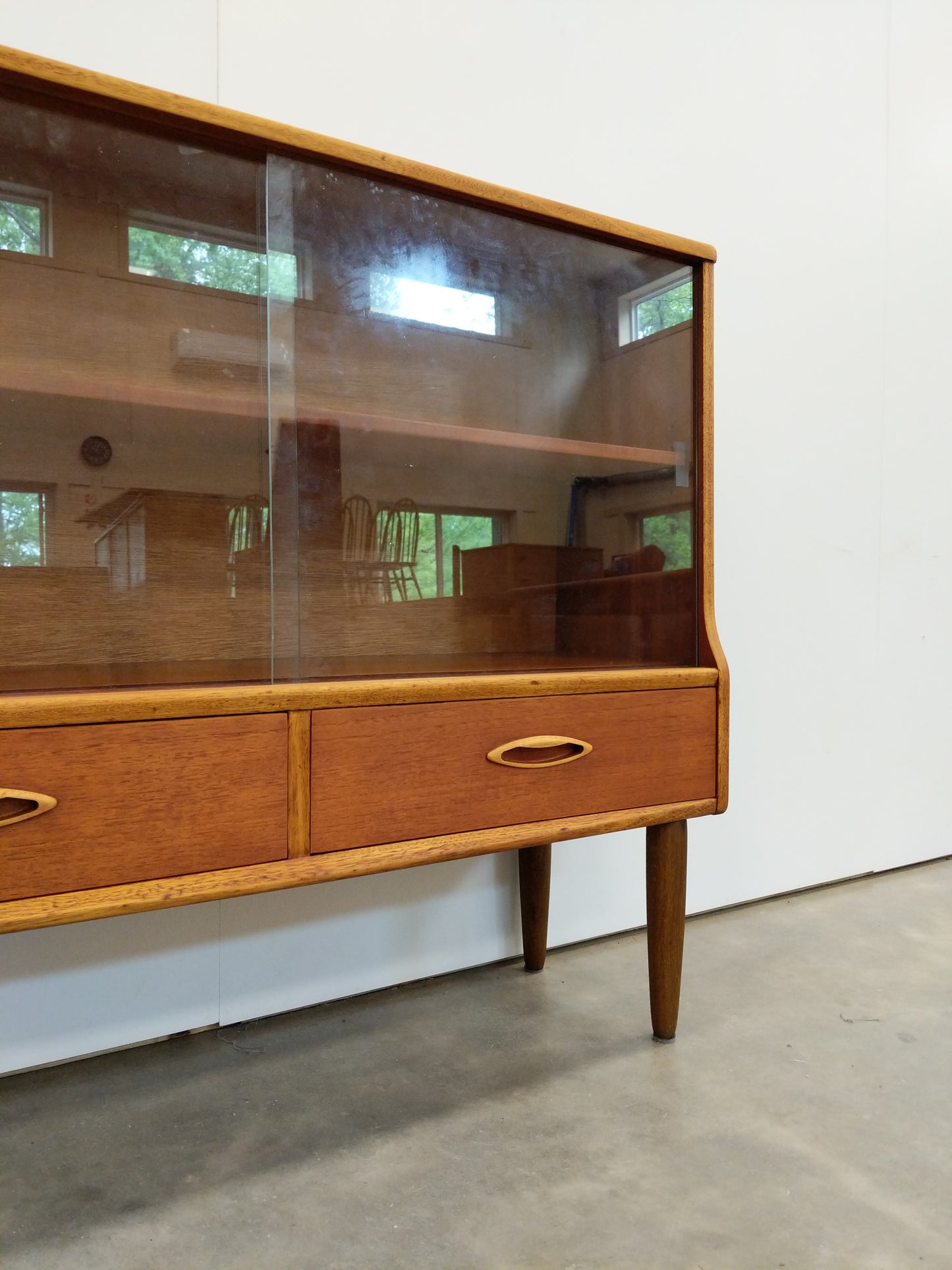 Vintage Mid Century Modern Teak Cabinet by Jentique