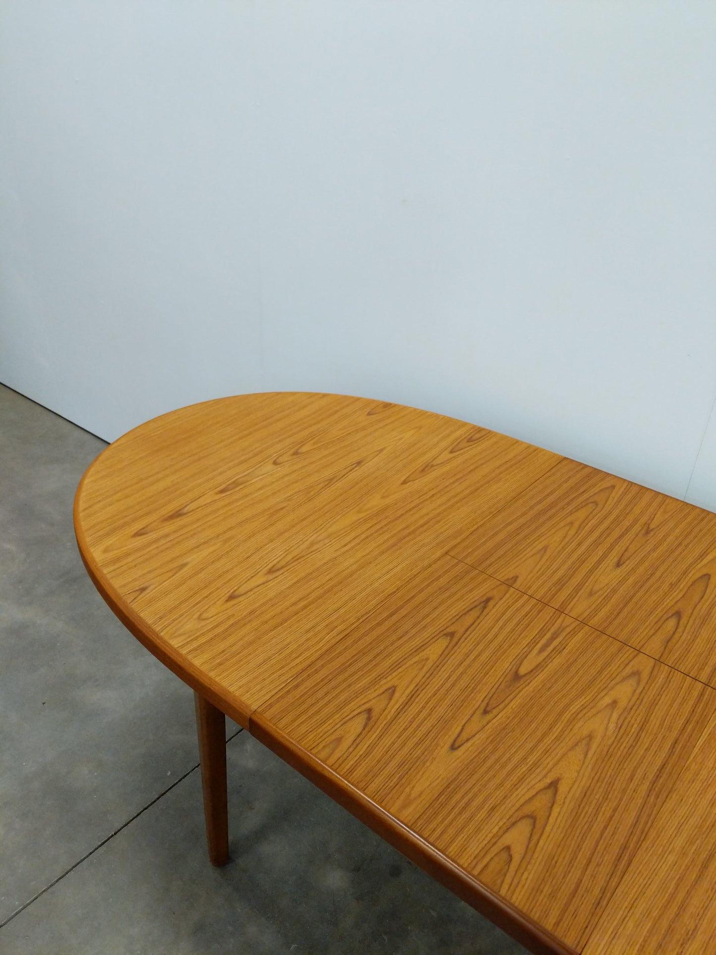 Vintage Mid Century Modern Teak Extendable Dining Table