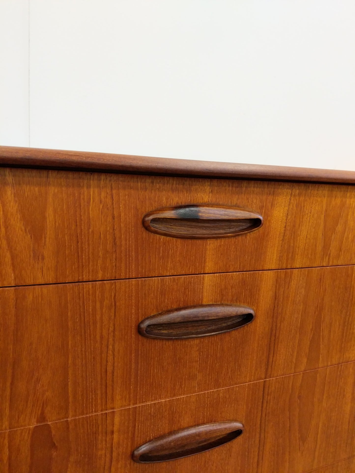 RESERVED - Vintage Mid Century Modern Teak Dresser by Homeworthy