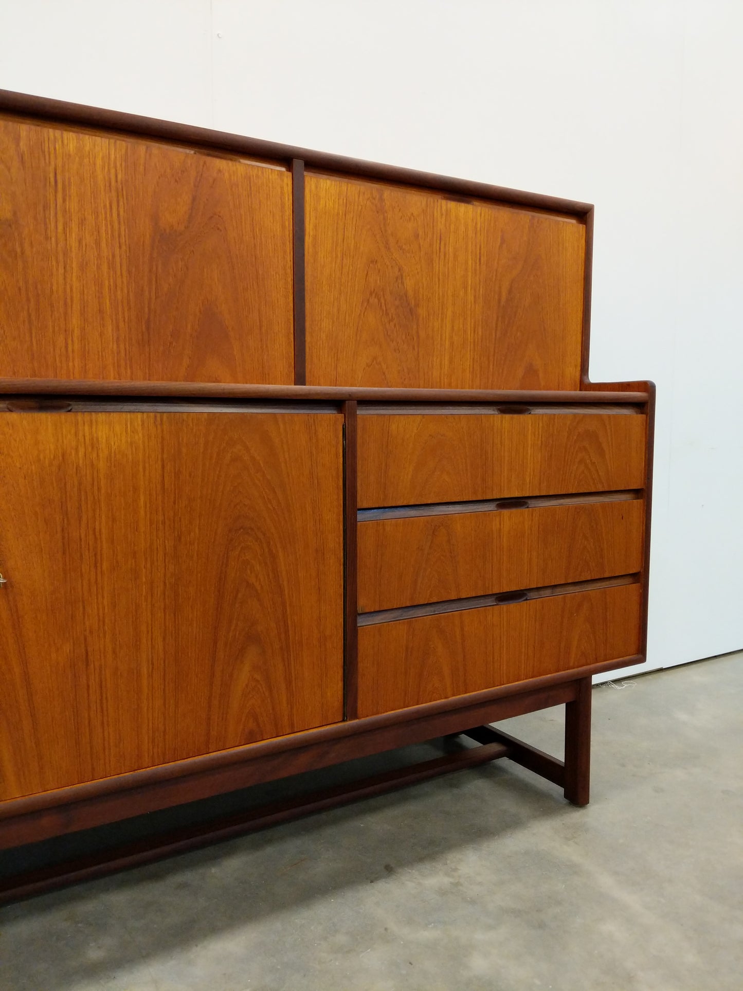 Vintage Mid Century Modern Teak Sideboard by Turnidge