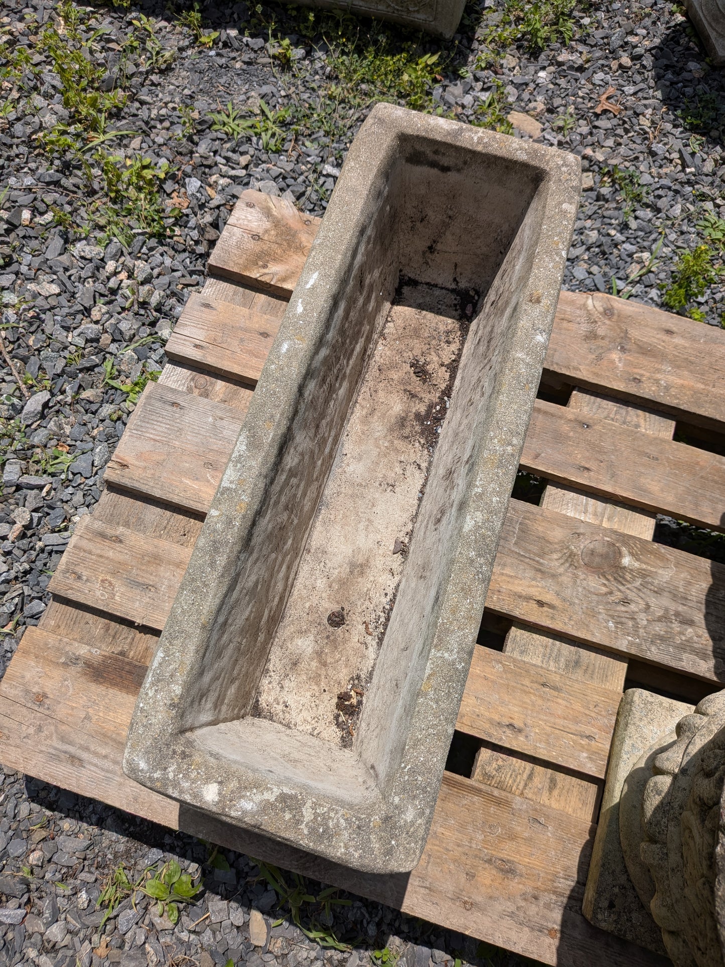 British Cast Stone Planter / Jardiniere