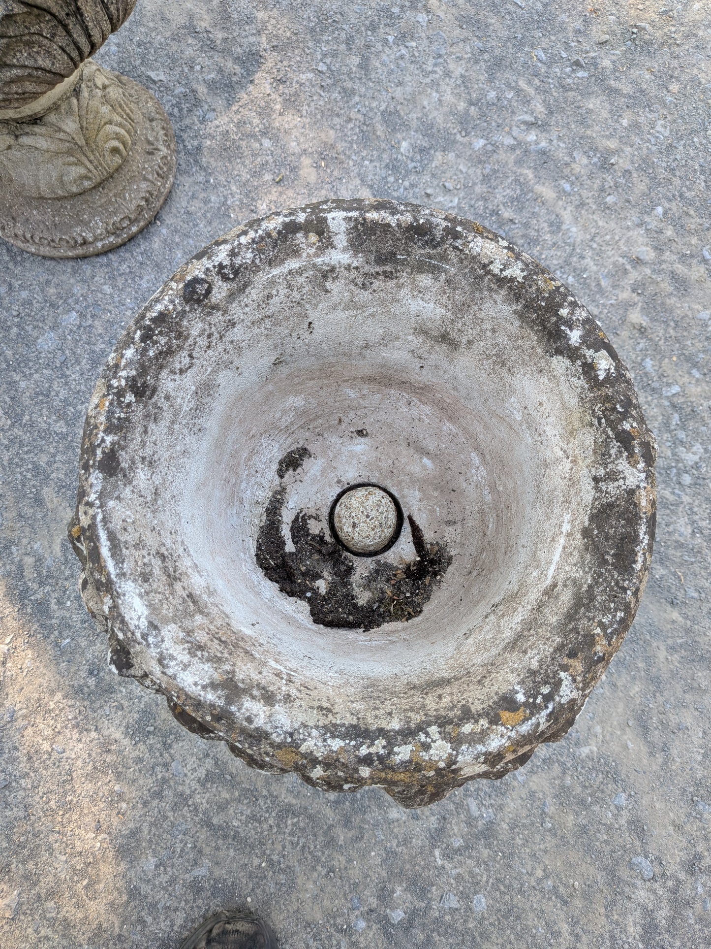 British Cast Stone Planter / Jardiniere