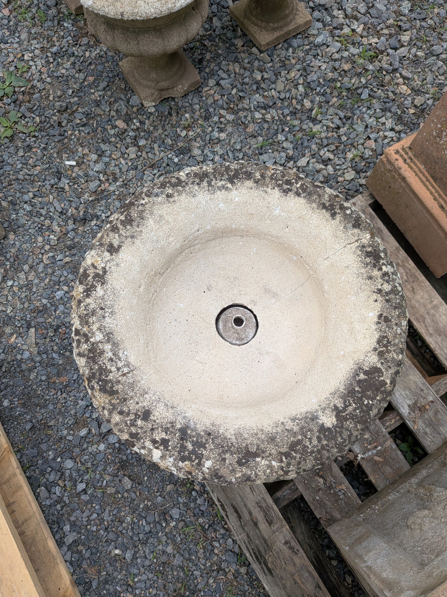 British Cast Stone Planter / Jardiniere