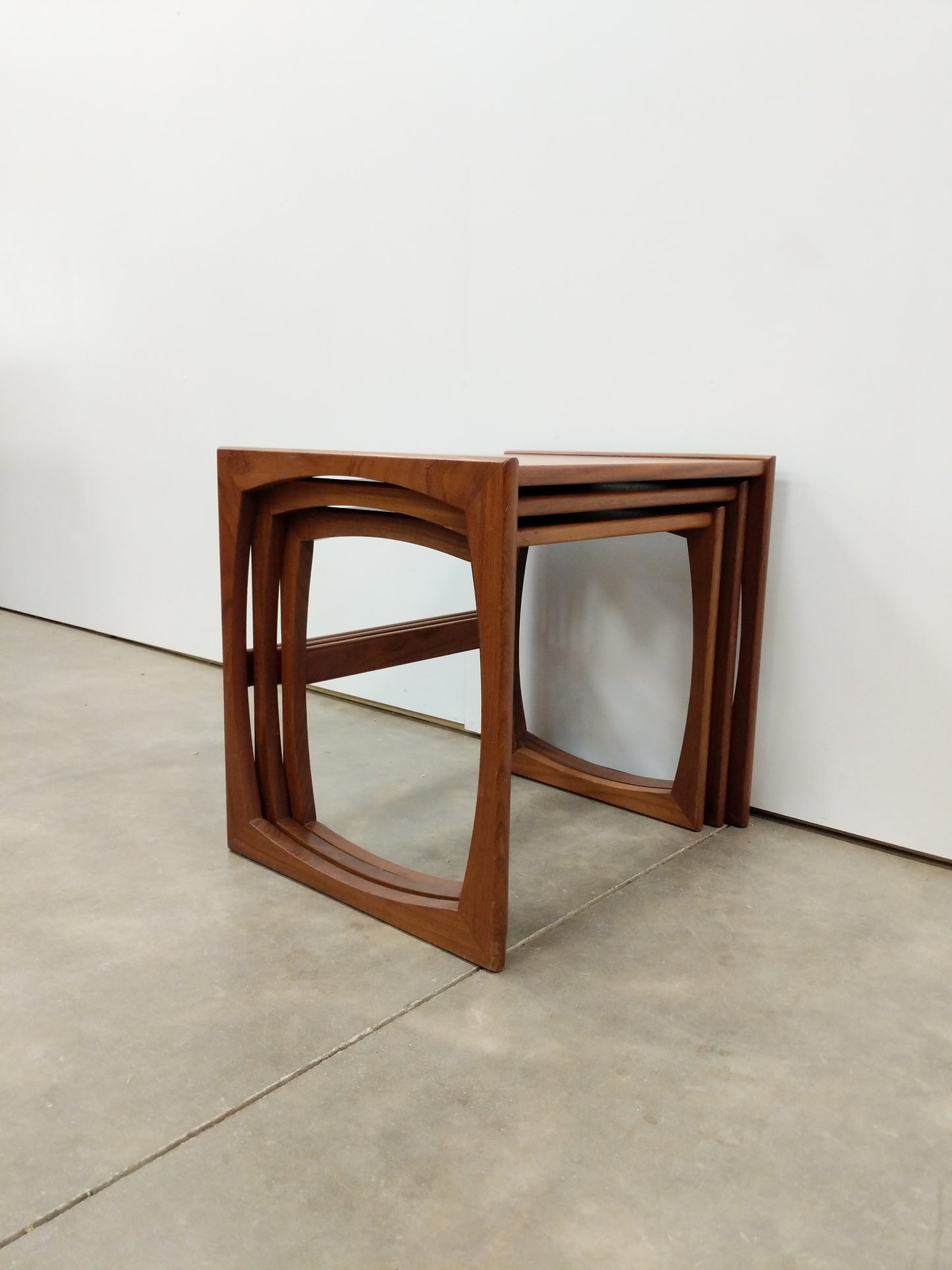 Set of Vintage Mid Century Modern Teak Nesting Tables by G Plan