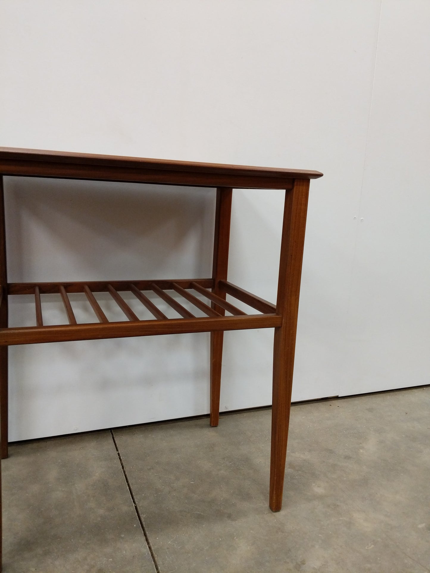 Vintage Mid Century Modern Teak Side Table