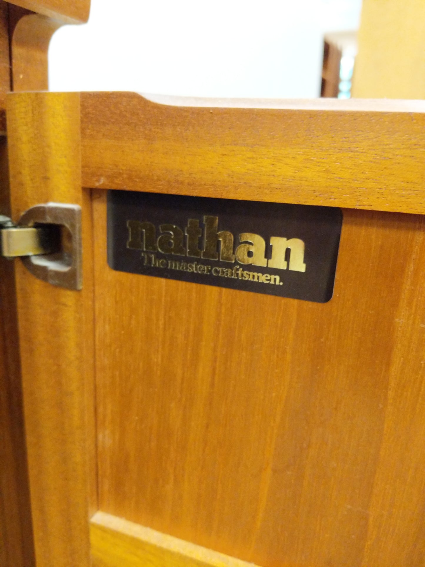 Vintage Mid Century Modern Teak Cabinet / Console by Nathan