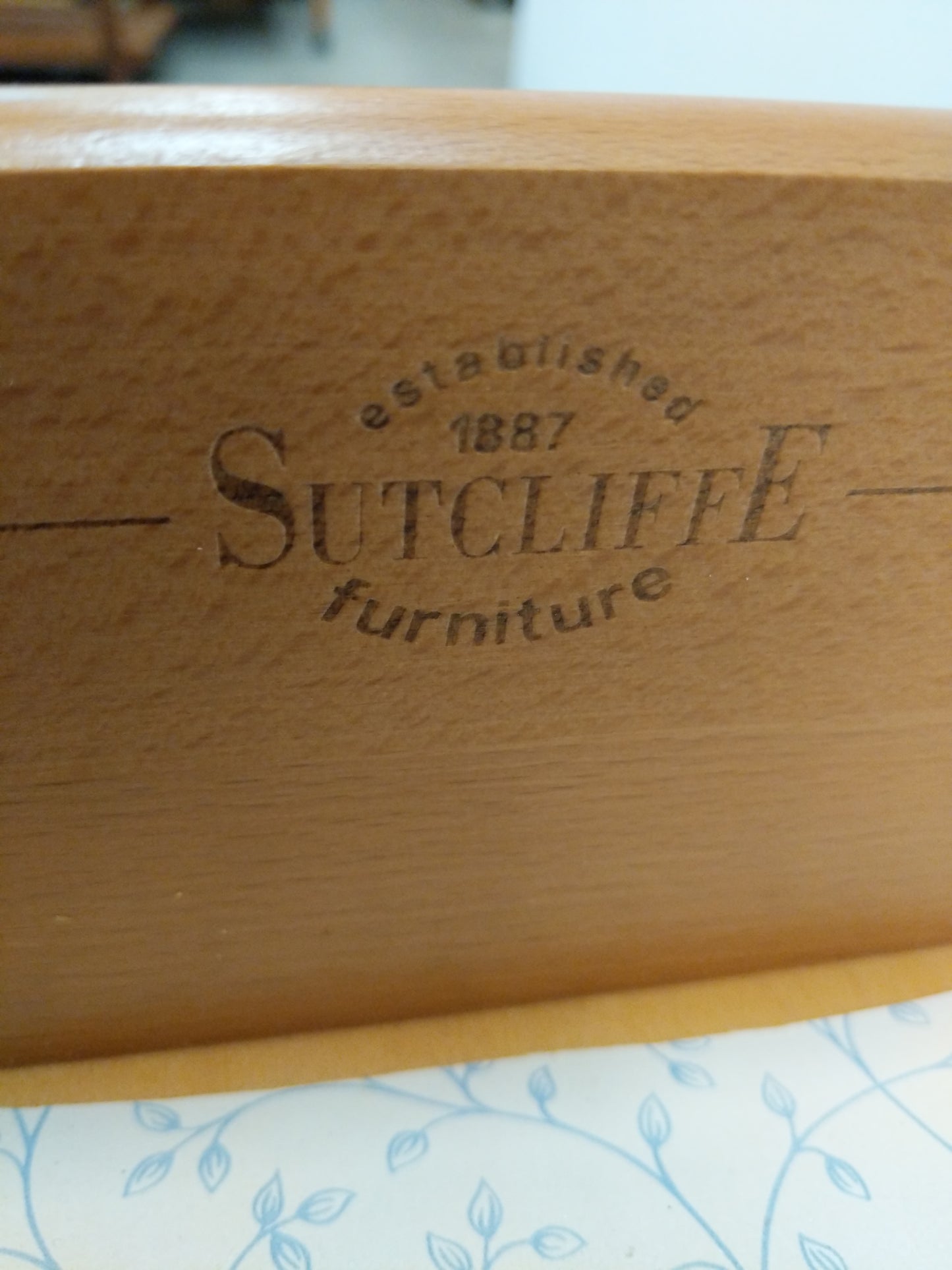 Vintage Mid Century Modern Teak Secretary Desk by Sutcliffe