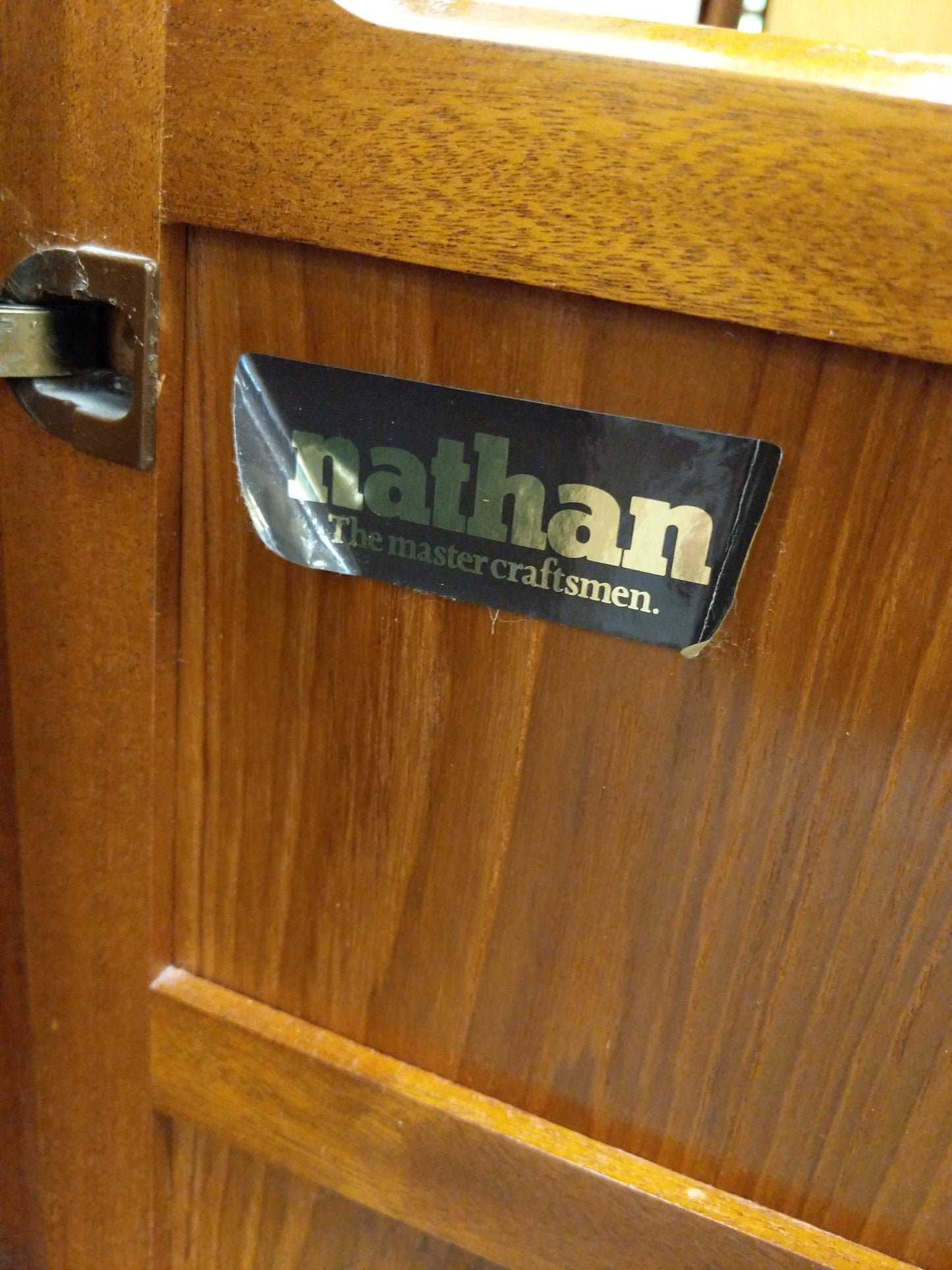 Vintage Mid Century Modern Teak Cabinet / Console by Nathan