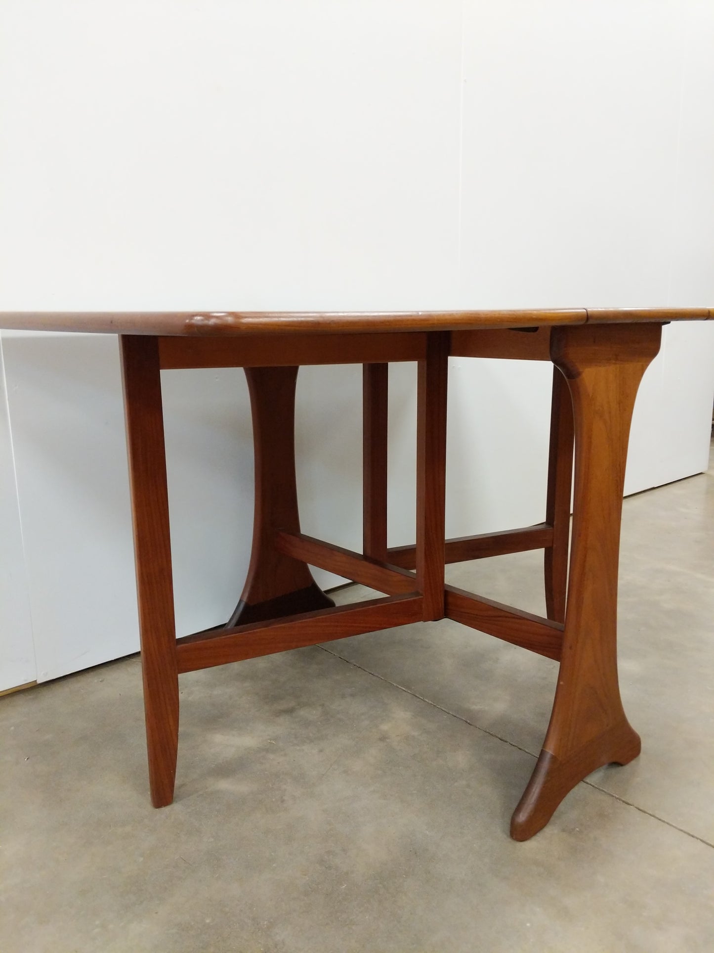 Vintage Mid Century Modern Teak Drop Leaf Dining Table by G Plan