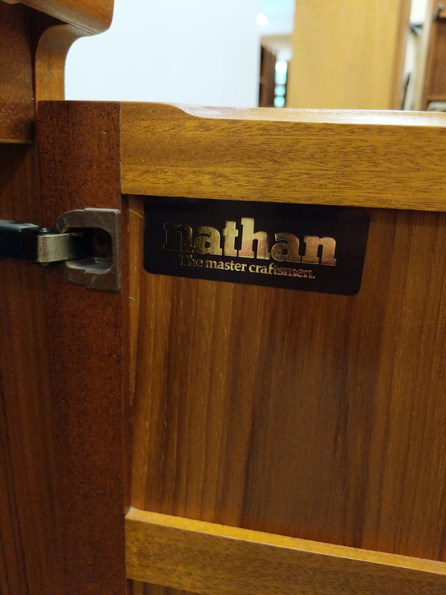 Vintage Mid Century Modern Teak Cabinet / Console by Nathan