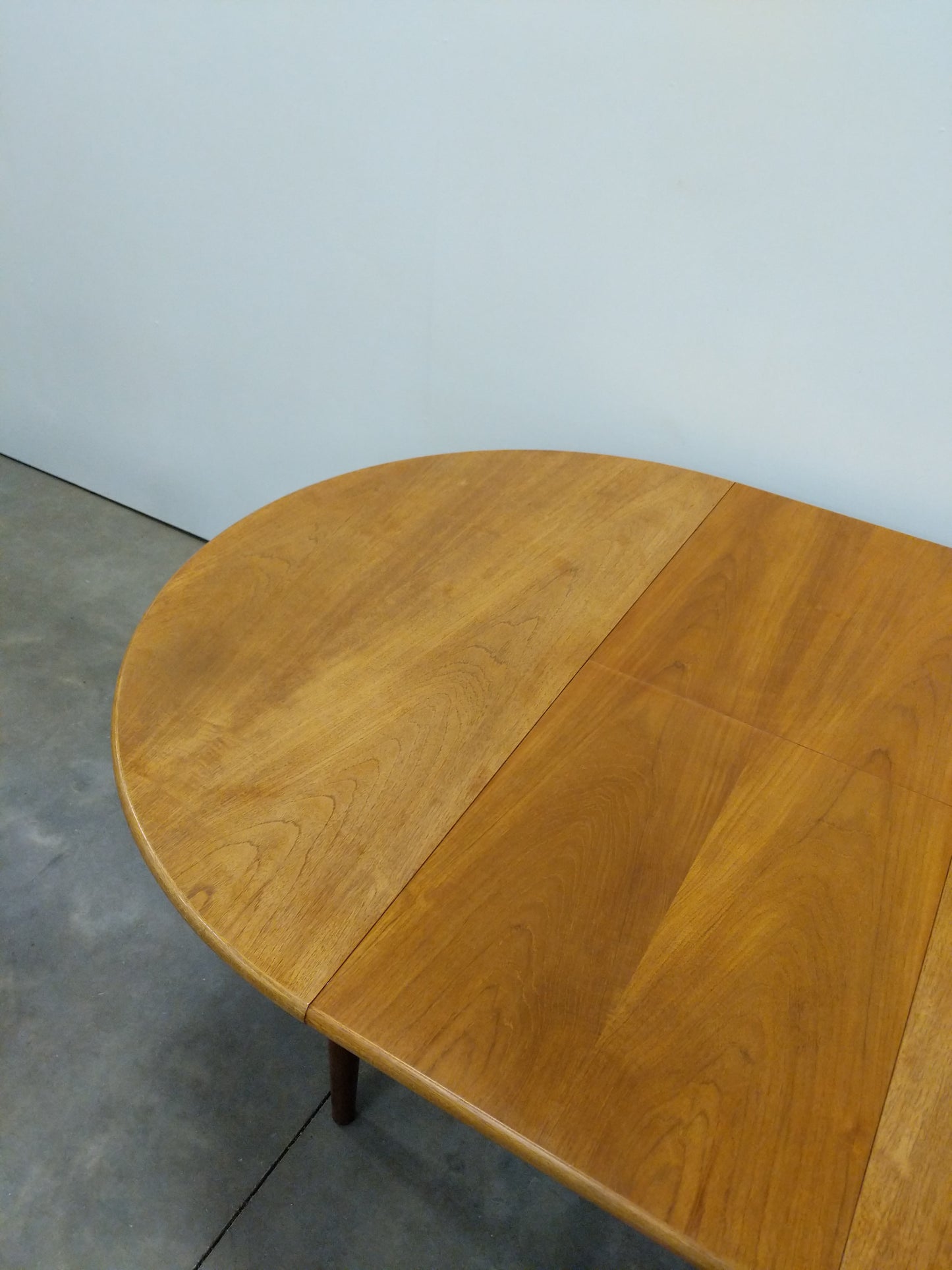 Vintage Mid Century Modern Teak Extendable Dining Table