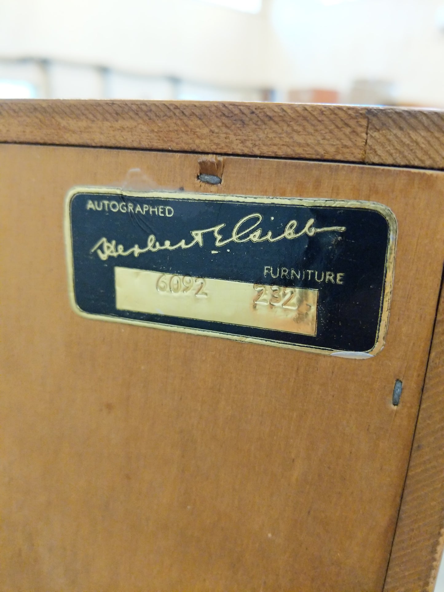 Vintage Mid Century Modern Teak Secretary Desk by Herbert E. Gibbs