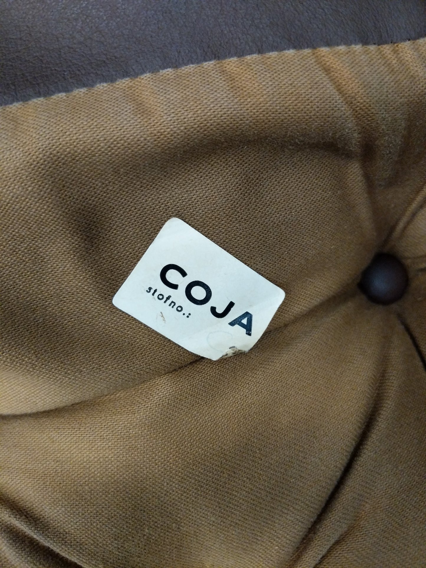 Vintage Danish Modern Leather Lounge Chair by Coja