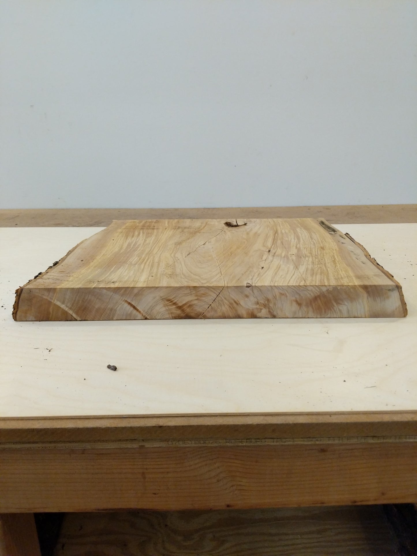 Italian Olive Wood Live Edge Mini Slab