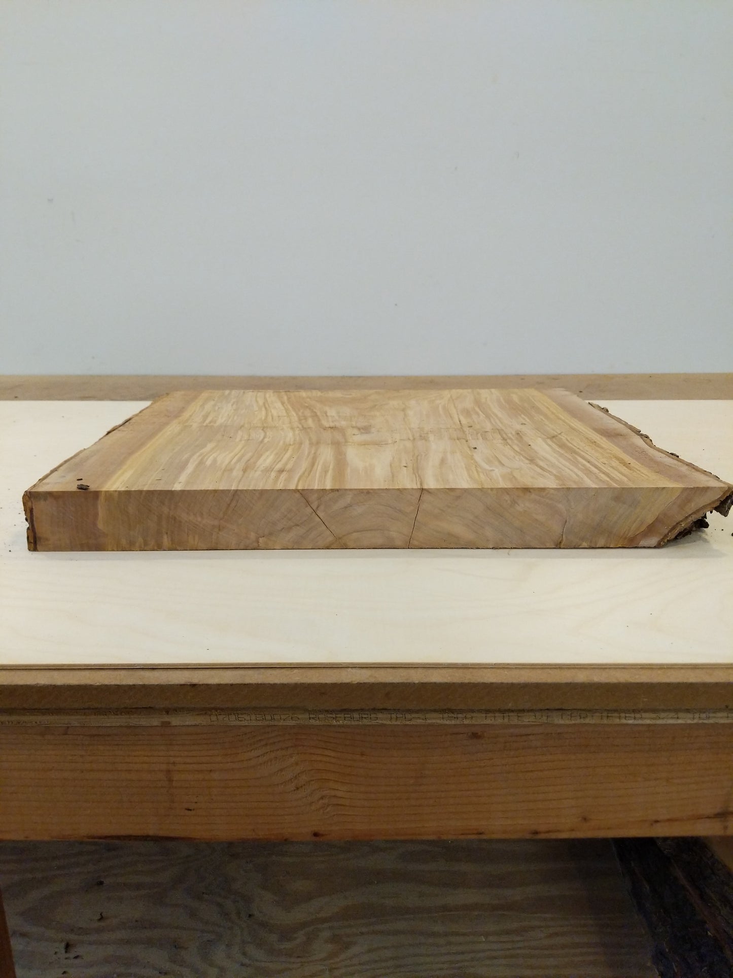 Italian Olive Wood Live Edge Mini Slab