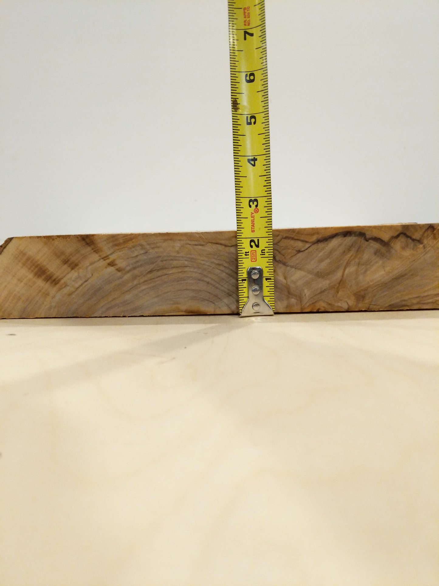 Italian Olive Wood Live Edge Mini Slab