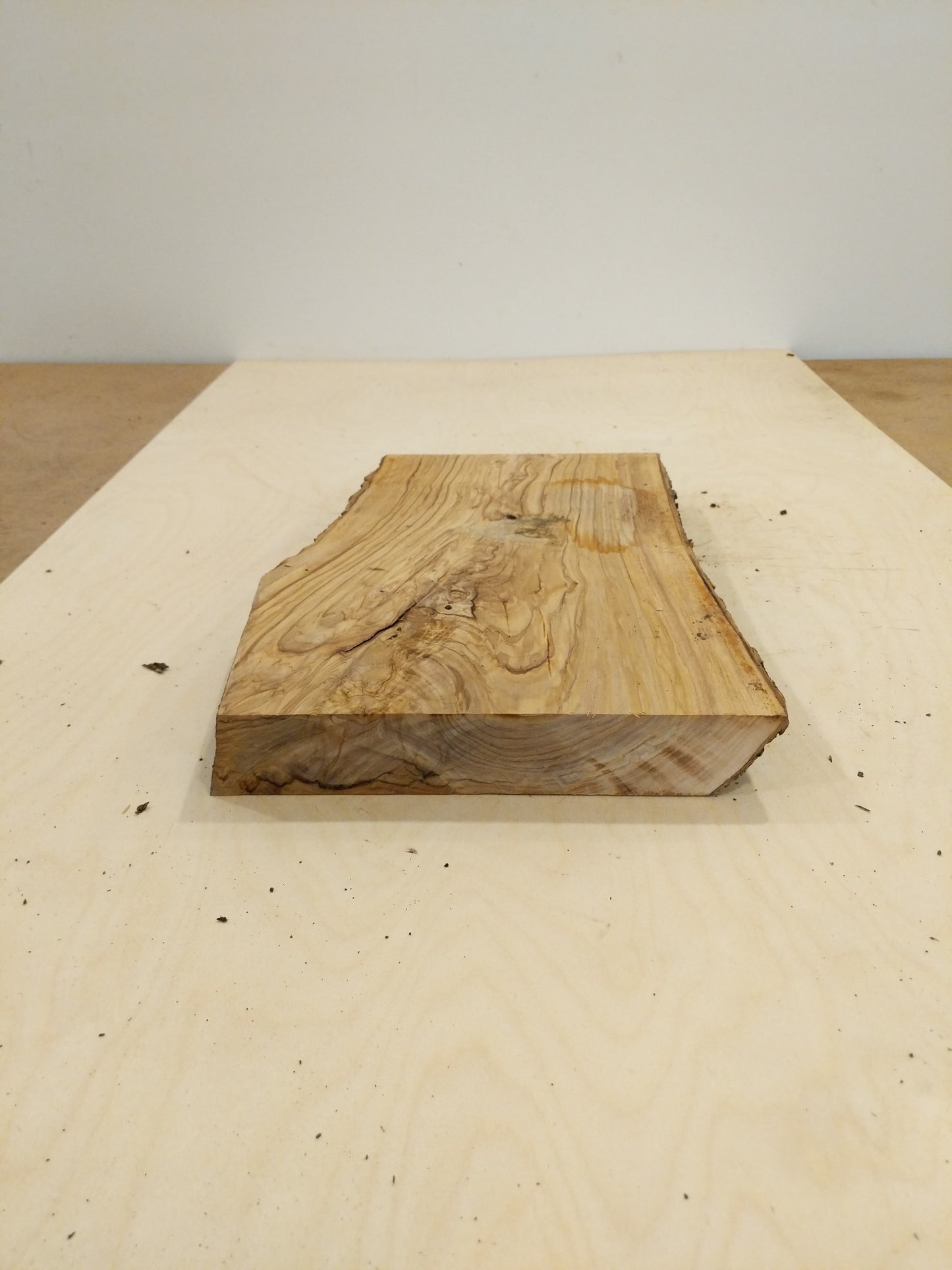 Italian Olive Wood Live Edge Mini Slab